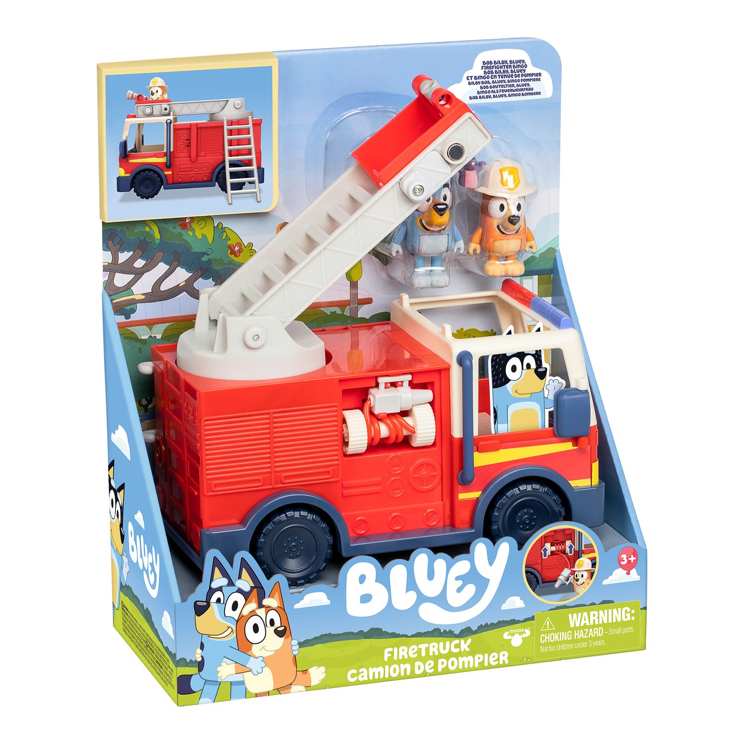 Bluey camion dei pompieri – gioco interattivo per bambini - BLUEY