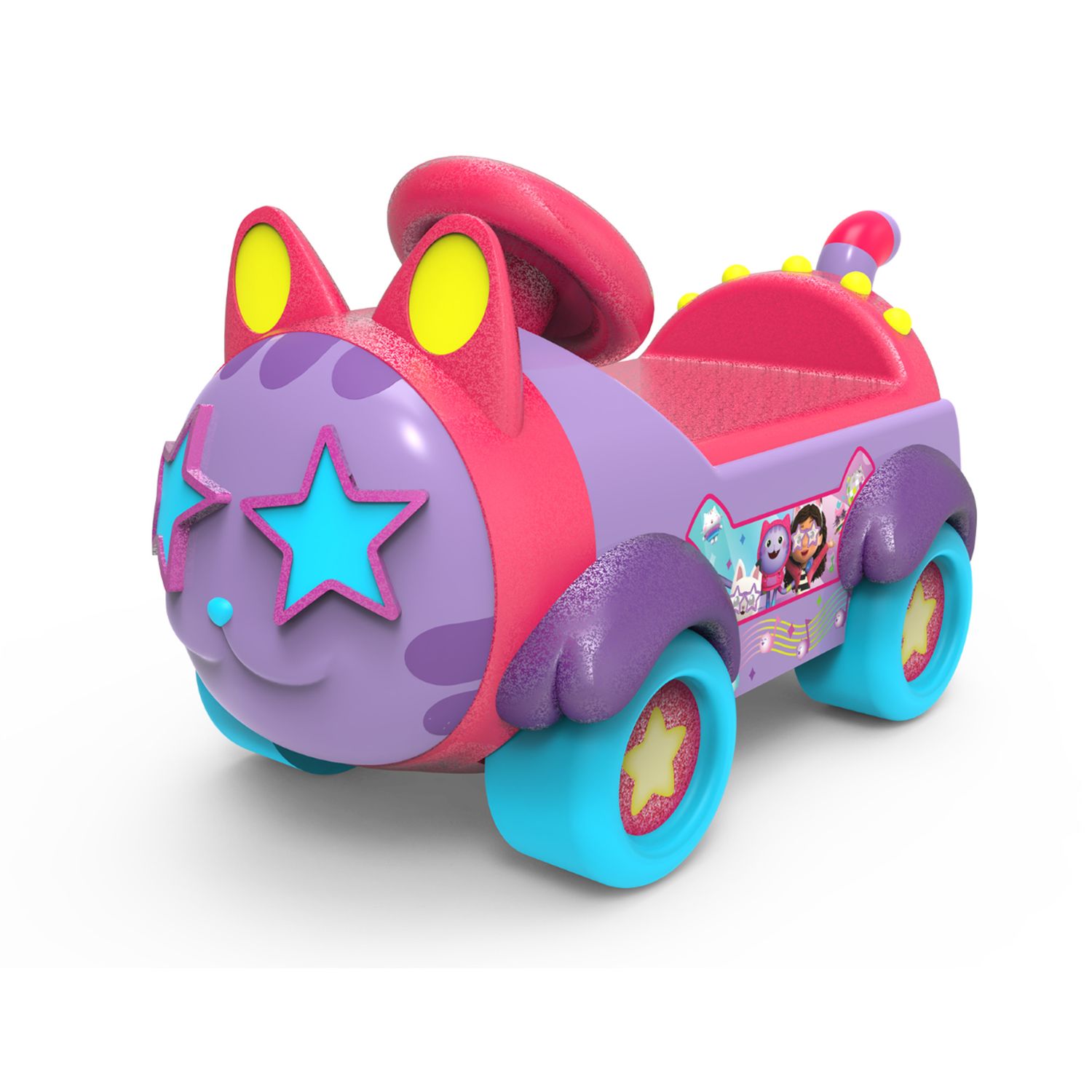 Gabby's dollhouse party bus ride-on con luci e suoni - GABBY'S DOLLHOUSE