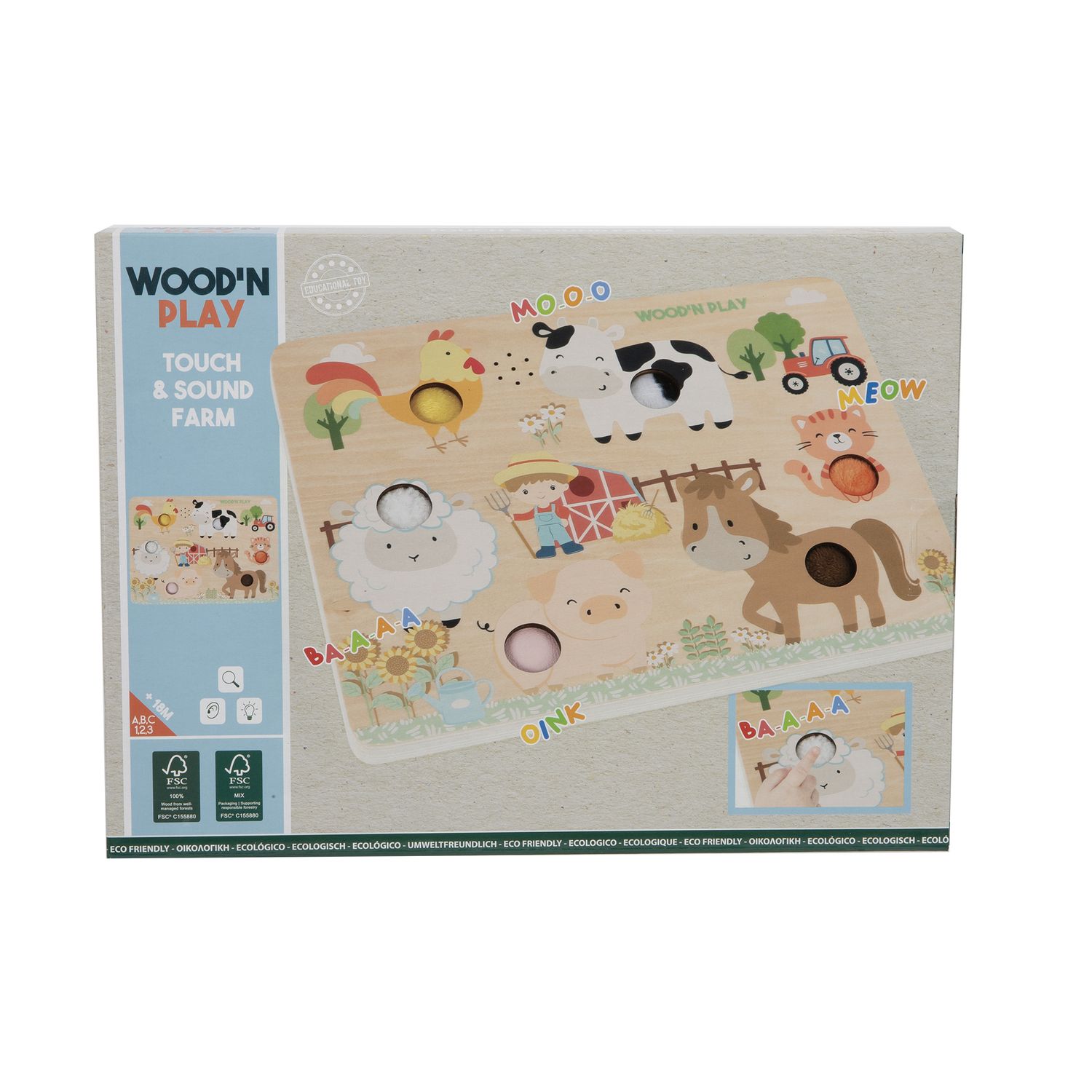 Fattoria tocca & ascolta - WOOD 'N' PLAY