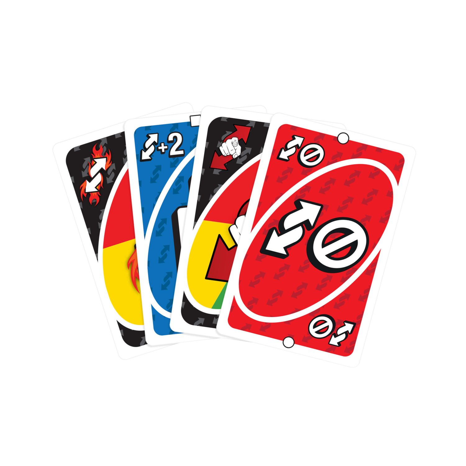 Mattel games - uno add-on packs singolo assortito, 16 carte speciali da utilizzare con il gioco uno, a tema cambia giro, impila, scambia o velocità - UNO