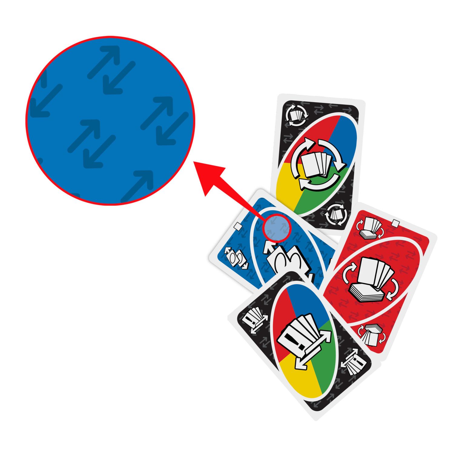 Mattel games - uno add-on packs singolo assortito, 16 carte speciali da utilizzare con il gioco uno, a tema cambia giro, impila, scambia o velocità - UNO
