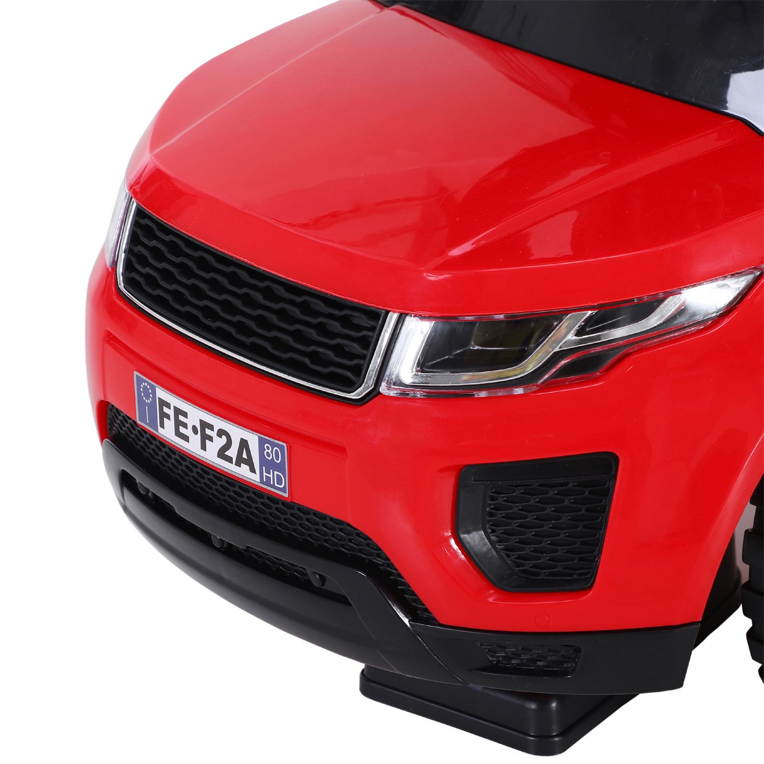 Macchina cavalcabile giocattolo per bambini 12-36 mesi, macchina a spinta con vano contenitore e schienale, rossa - 