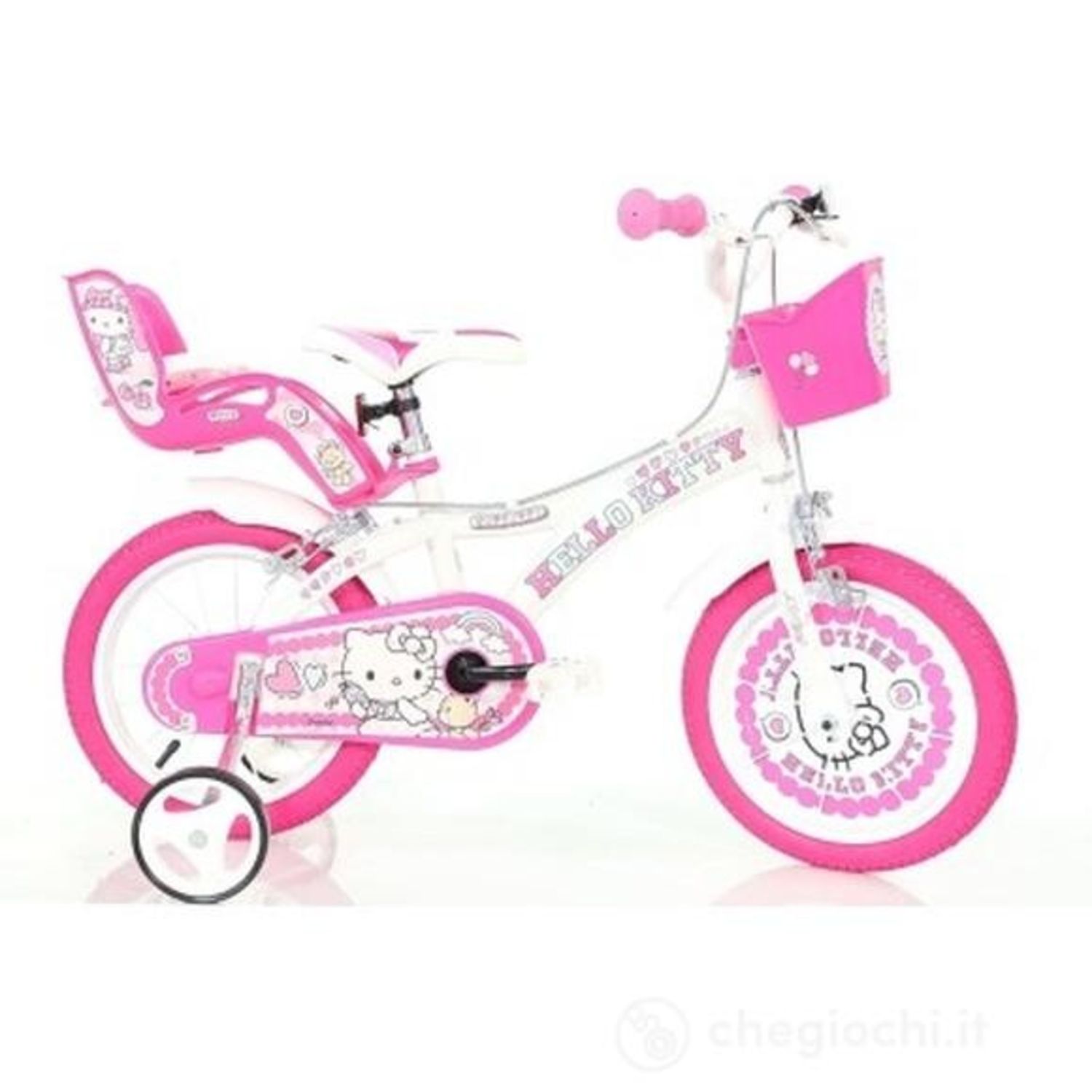 Bicicletta hello kitty 14'' 144r-hk2 bambina di dino bikes - Hello Kitty
