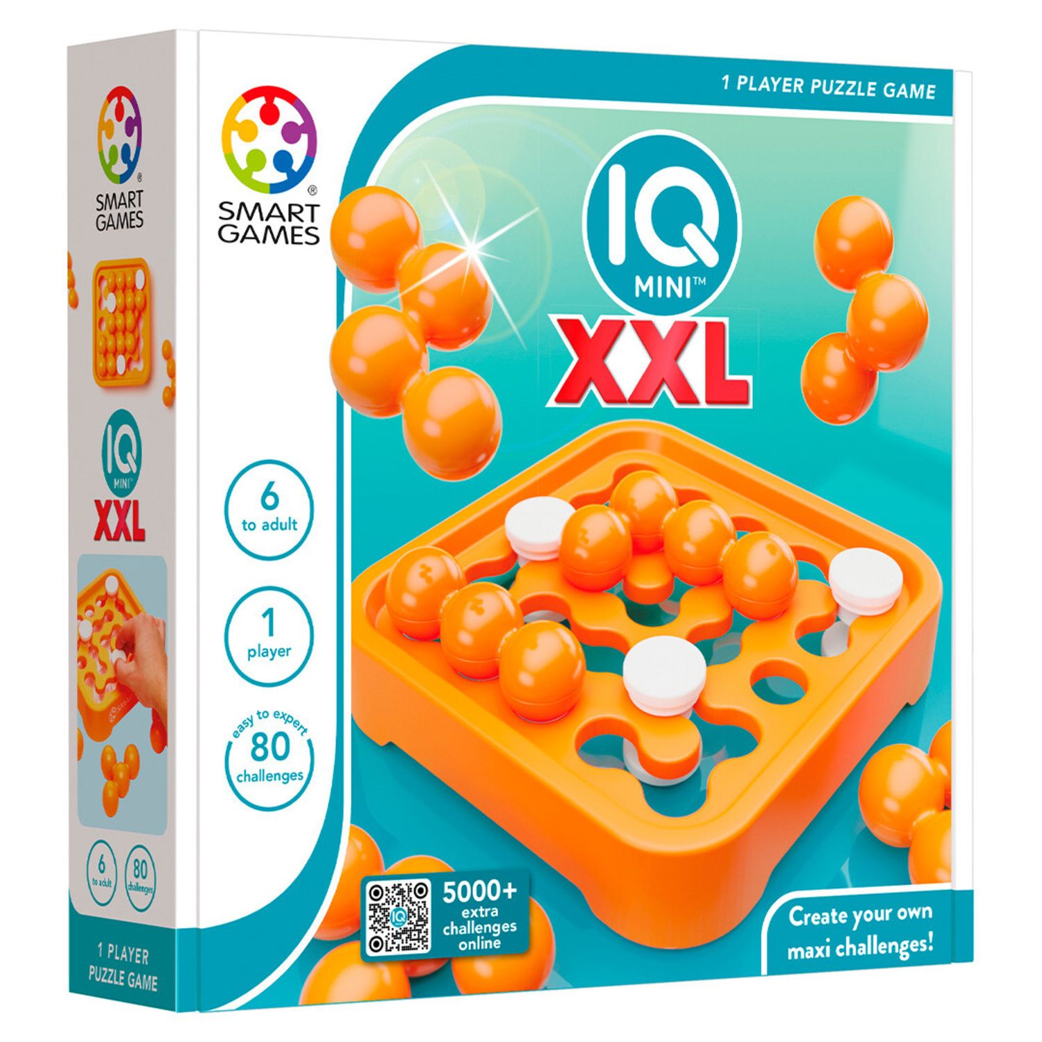 Smart games - iq mini - xxl - puzzle per bambini dai 6 anni in su - SMART