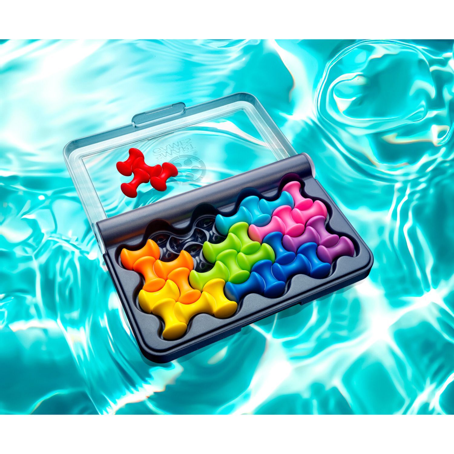 Smart games - iq waves - display 12 pz. - puzzle per bambini dai 6 anni in su - SMART