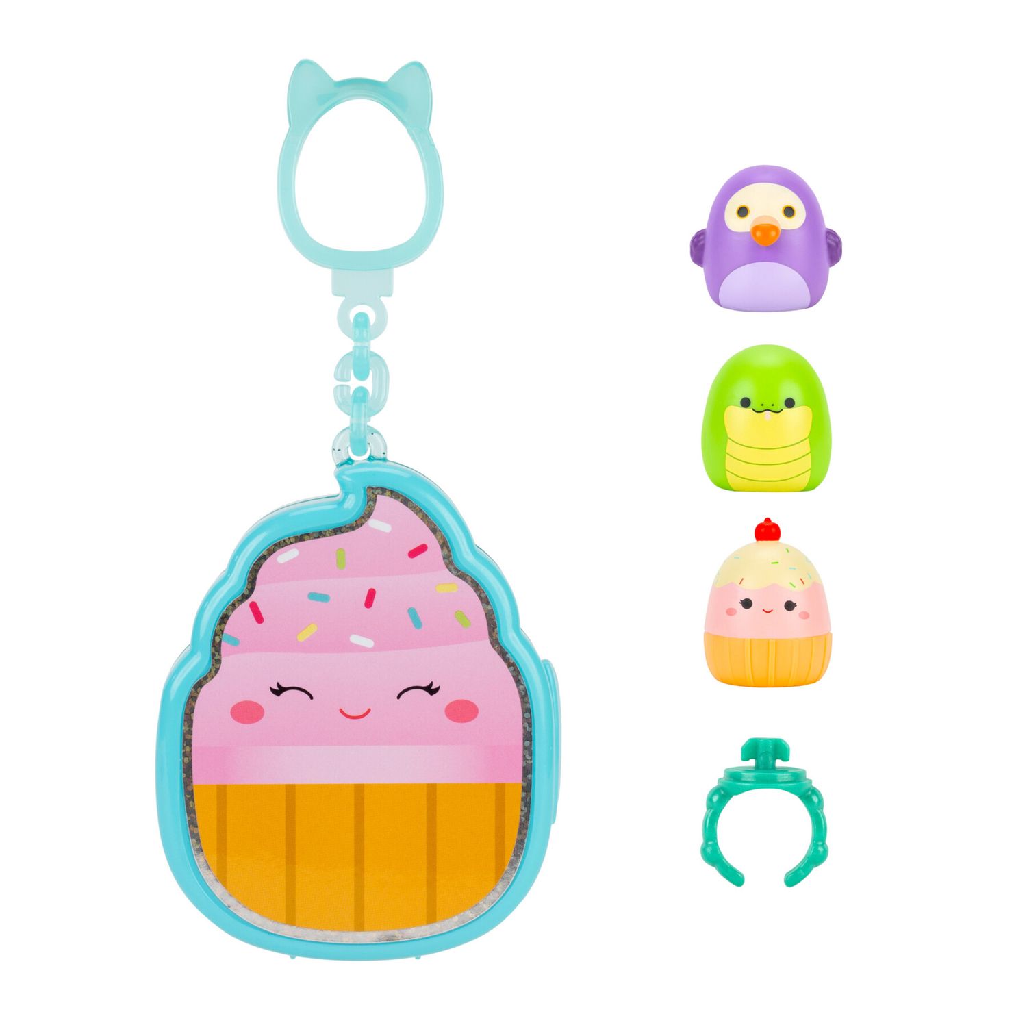 Squish a long porta-charms con 3 personaggi inclusi - assortito - SQUISH A LONGS