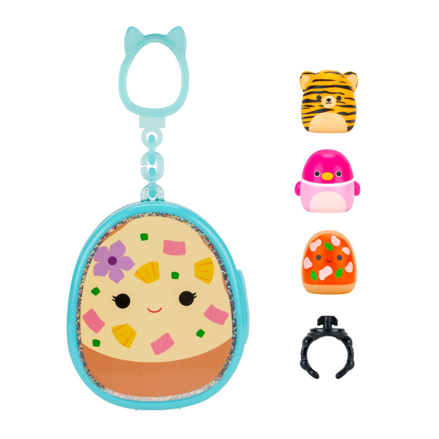 Squish a long porta-charms con 3 personaggi inclusi - assortito - SQUISH A LONGS