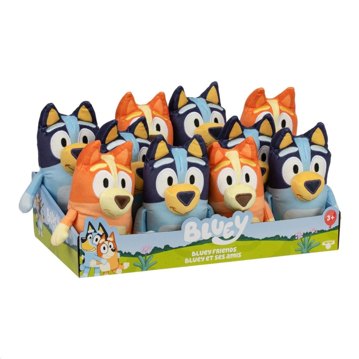 Peluche assortito bluey o bingo 20 cm – morbidi, collezionabili, originali bluey - BLUEY