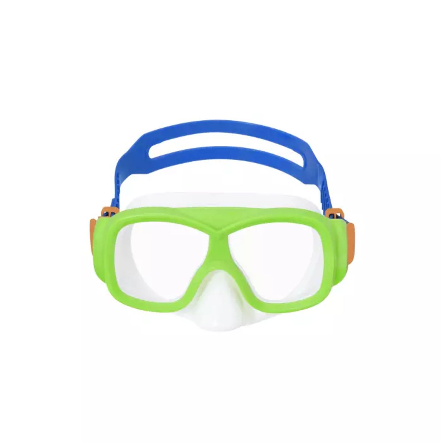 Maschera aquanaut, 7-14 anni, 3 colori assortiti,  in silicone con lenti in policarbonato protezione uv - Bestway