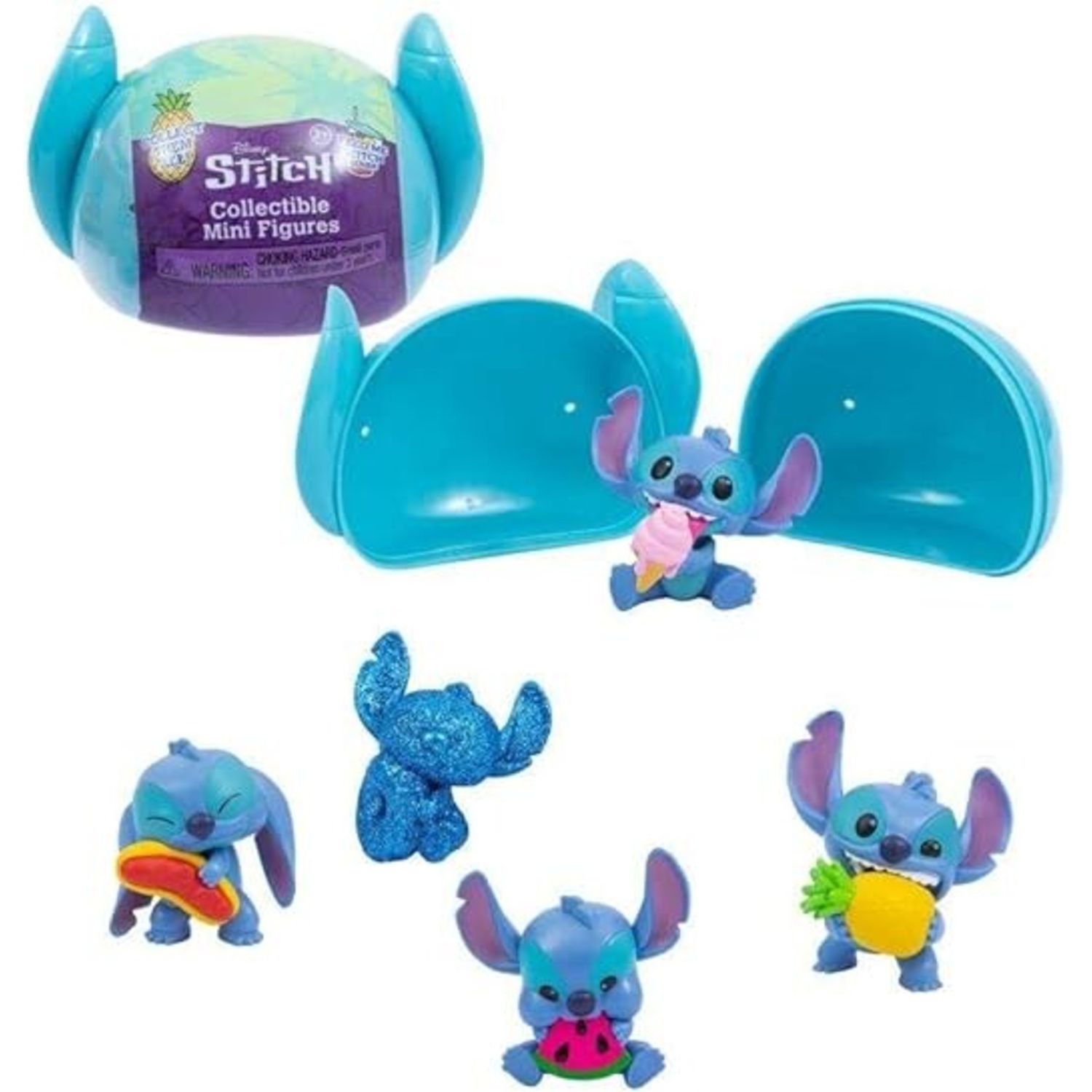 Disney stitch capsule con mini personaggi assortiti multicolore - Disney Stitch