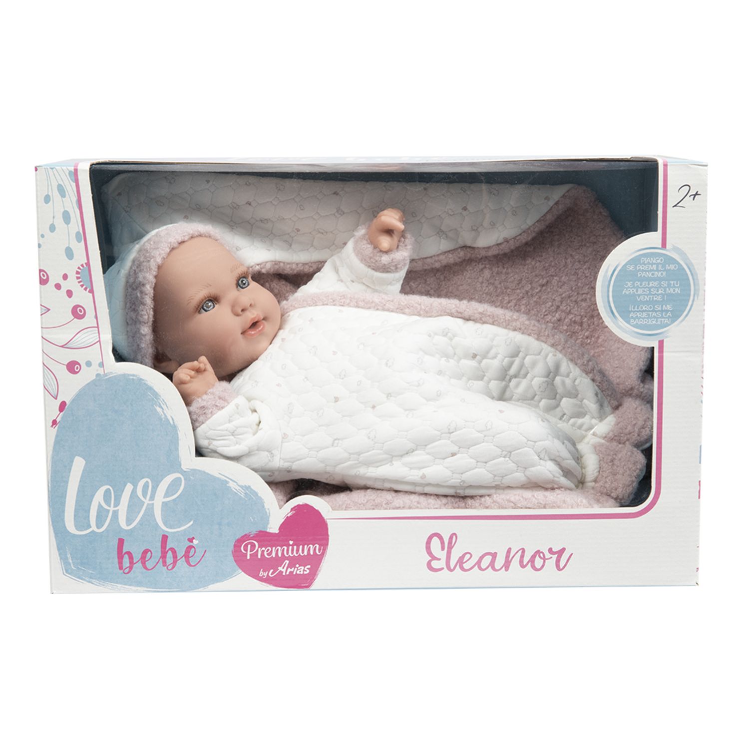 Bambola eleanor 45 cm - LOVE BEBÈ