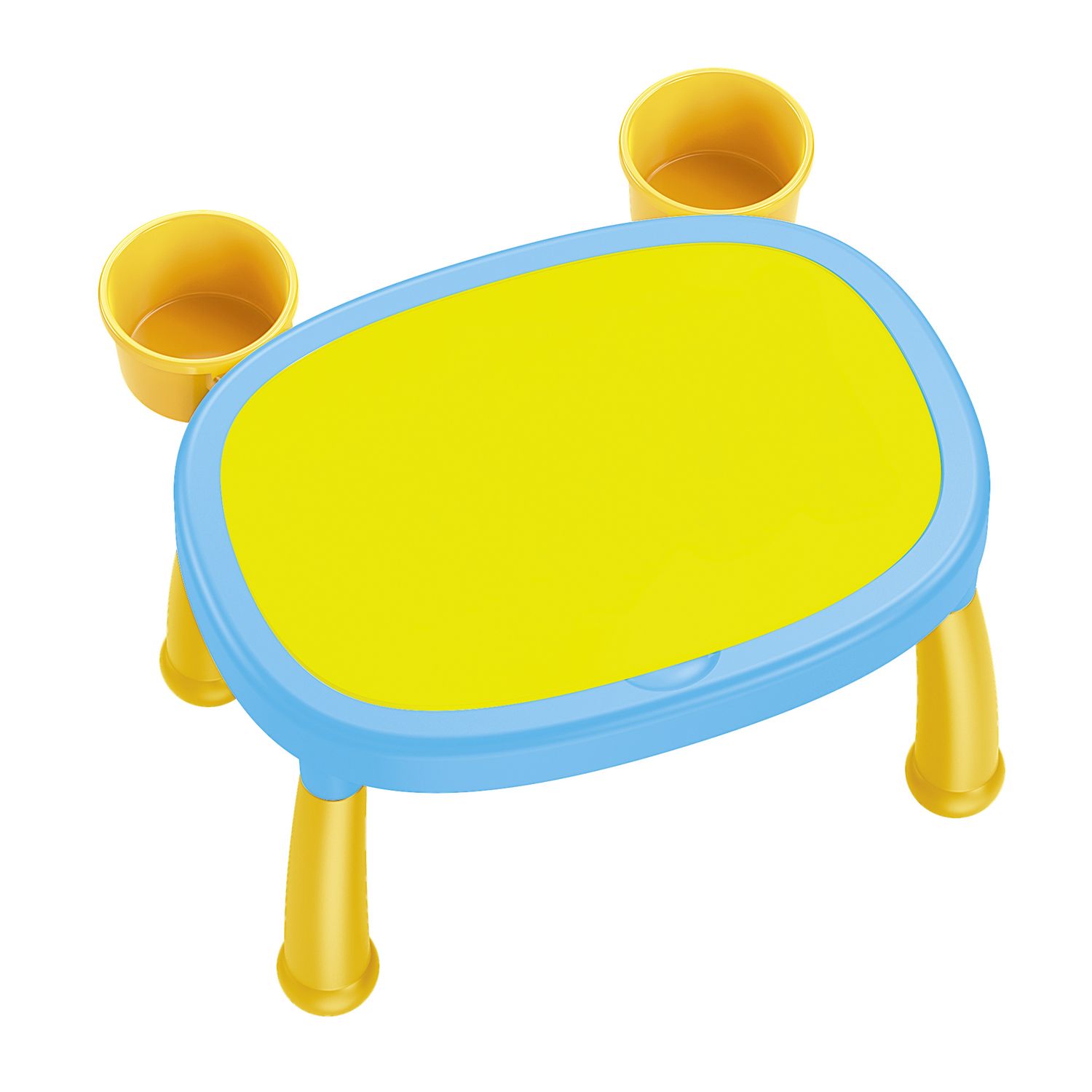 Tavolino gioco bambini 2 in 1 con 50 mattoncini e sgabello - BABY SMILE