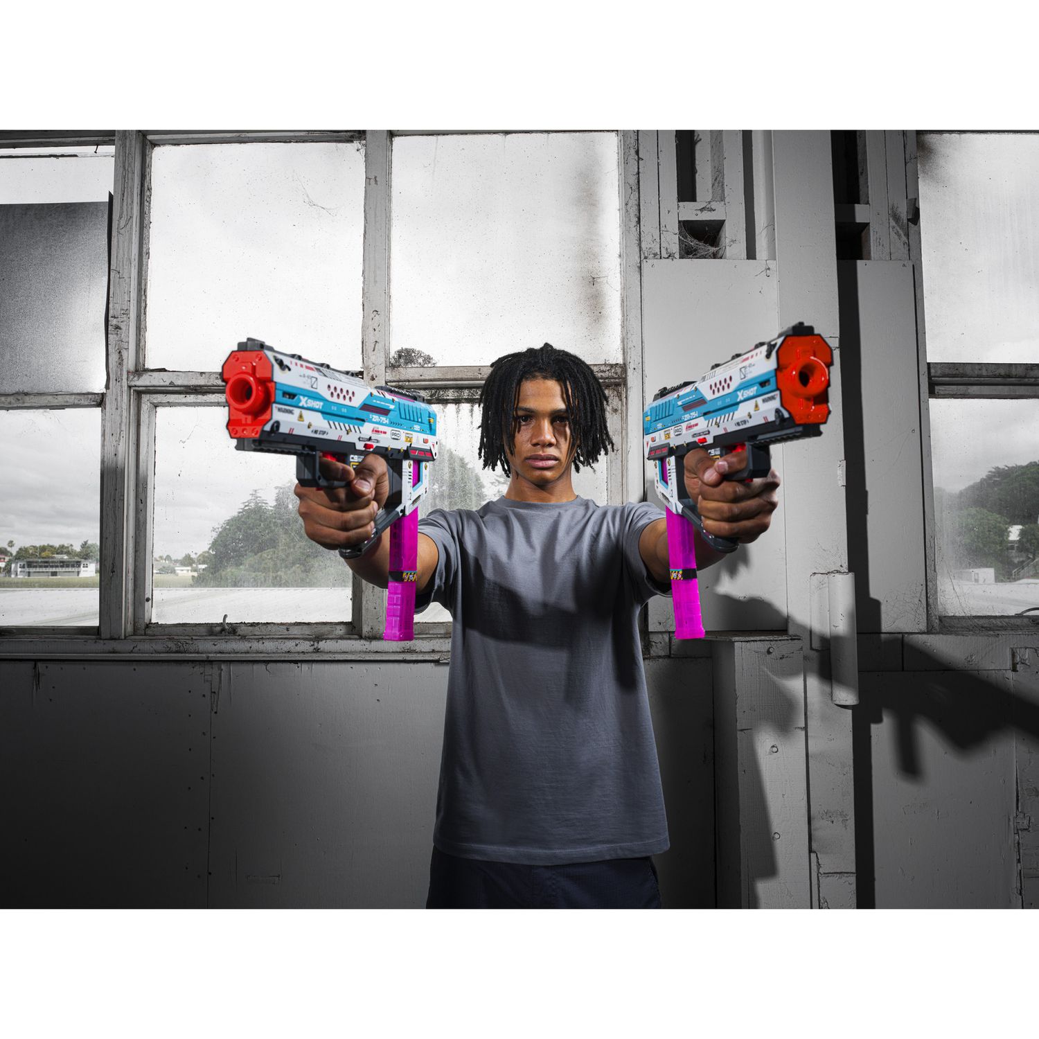 Xshot skins pro s1 fury-x blaster - pistola dart 40 dardi - X-SHOT