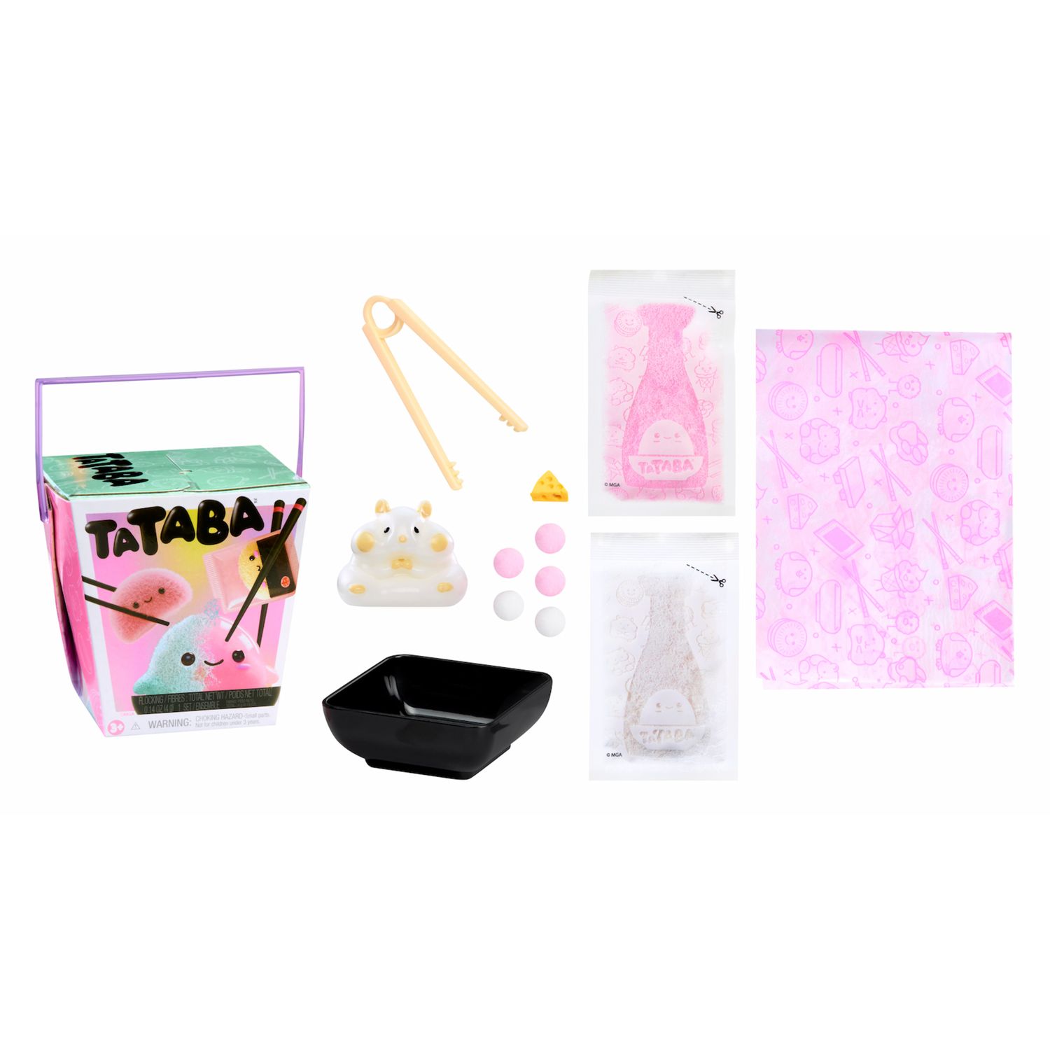 Bustina sorpresa squishy flockati con personaggio e accessori assortito – tataba - NO BRAND