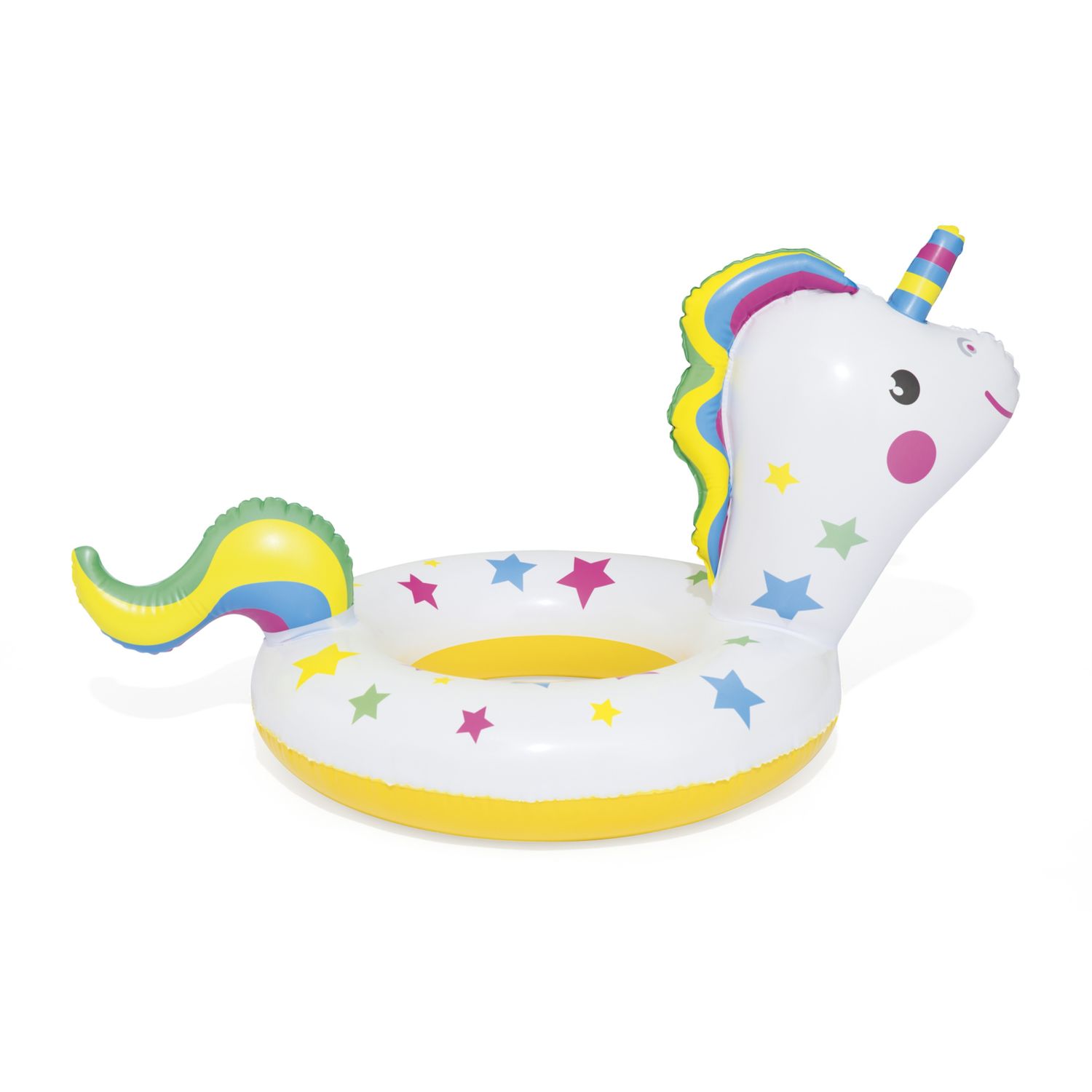 Salvagentetesta animali 3 personaggi assortiti: unicorno (cm. 79x58), squalo (cm. 84x71), pappagallo (cm. 84x76) - Bestway