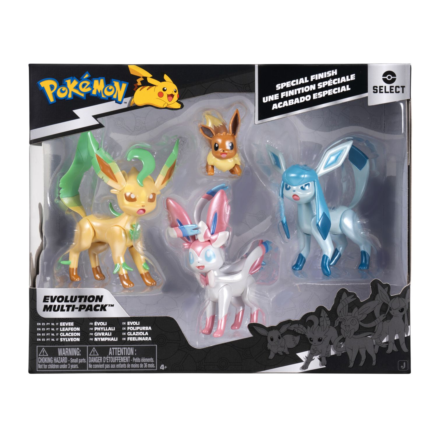 Pokémon select evolution multipack eevee 4 personaggi - POKEMON