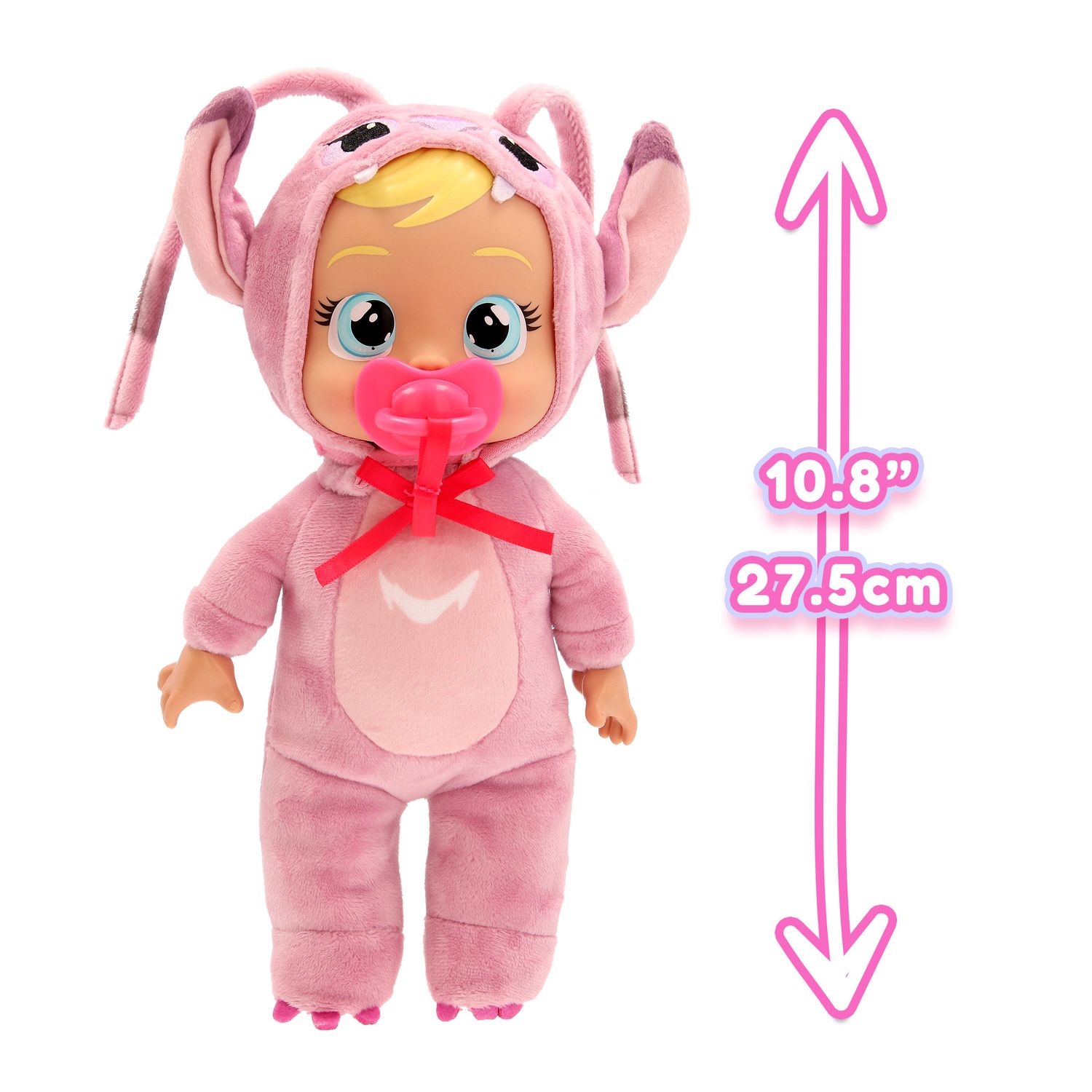 Cry babies tiny cuddles disney w2 - bambole peluche disney da collezionare, 6 diversi personaggi - assortita - CRY BABIES