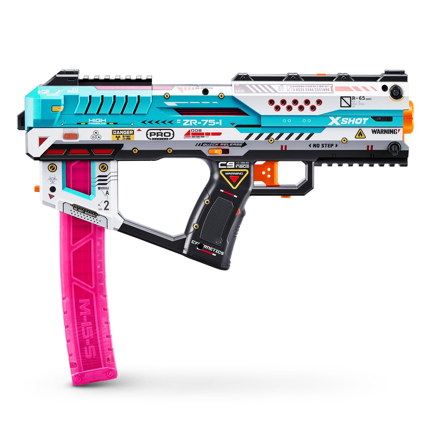 Xshot skins pro s1 fury-x blaster - pistola dart 40 dardi - X-SHOT