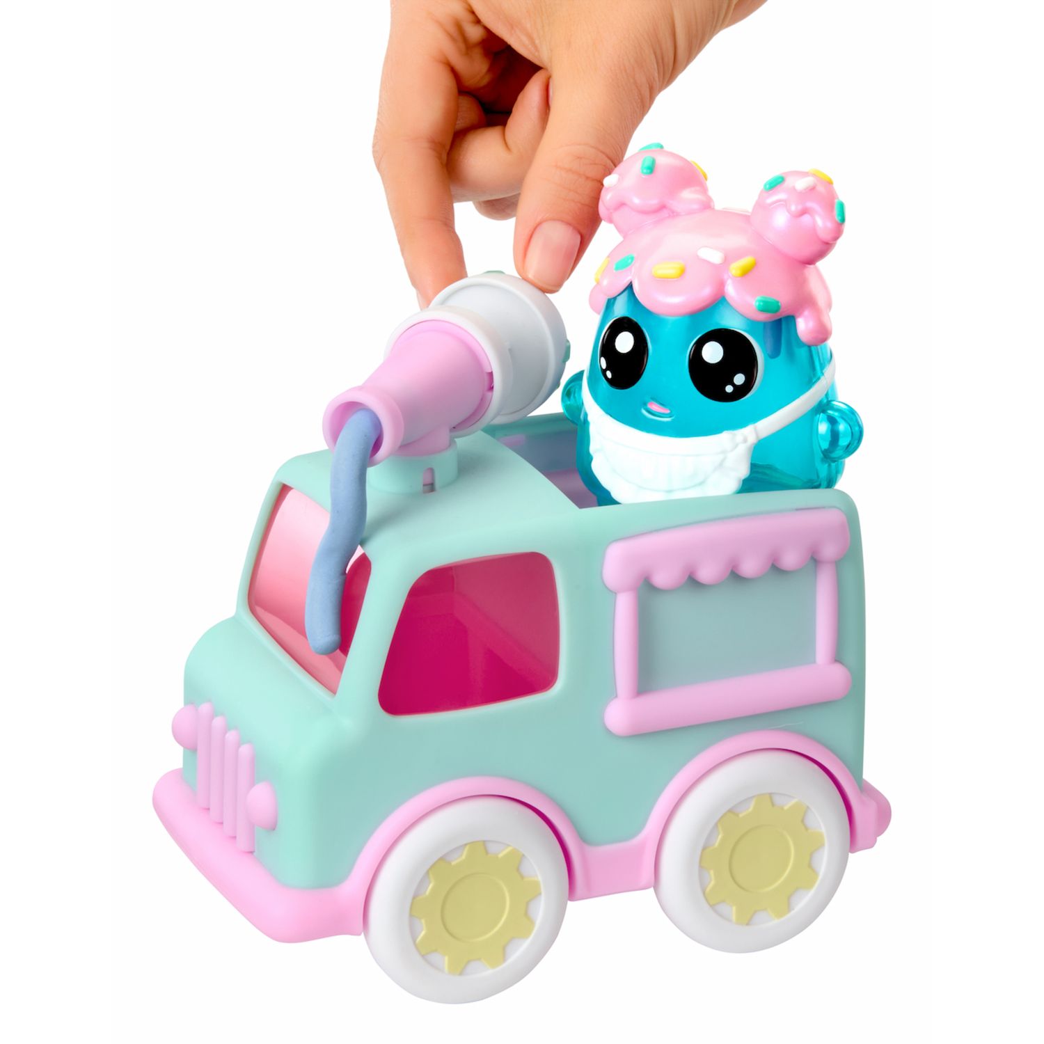 Dohkins ice cream truck & baker - l'impasto non si asciuga mai, senza glutine, per collezionisti e bambini - età 3 anni+ - DOHKINS