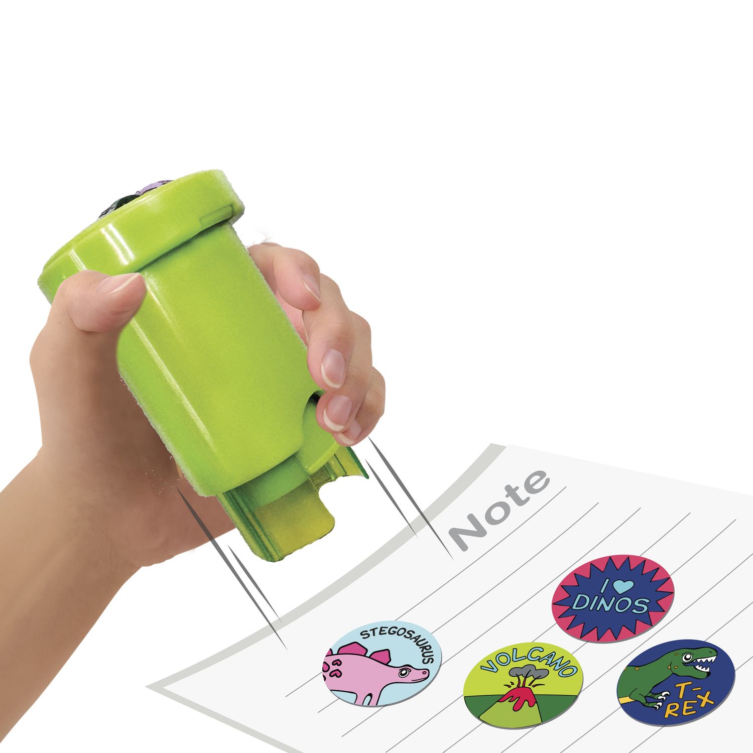 Sticker stamper - timbri assortit colorati per decorare con 320 stickers in 4 temi divertenti - CREA MANIA