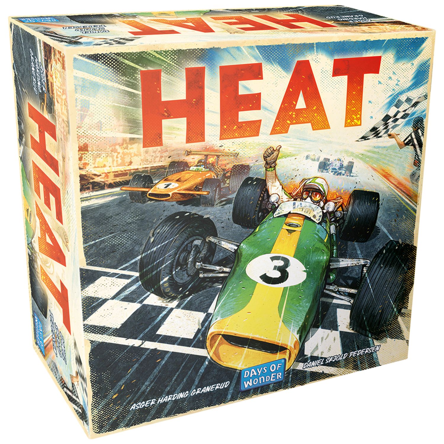 Heat gioco da tavolo per tutta la famiglia – asmodee - ASMODEE