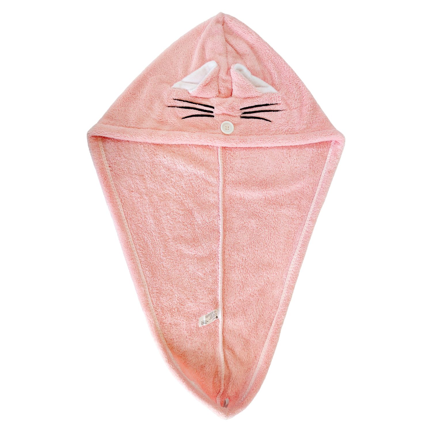 Turbante bambini – microfibra assorbente con bottone,  assortito in 2 colori - IBS