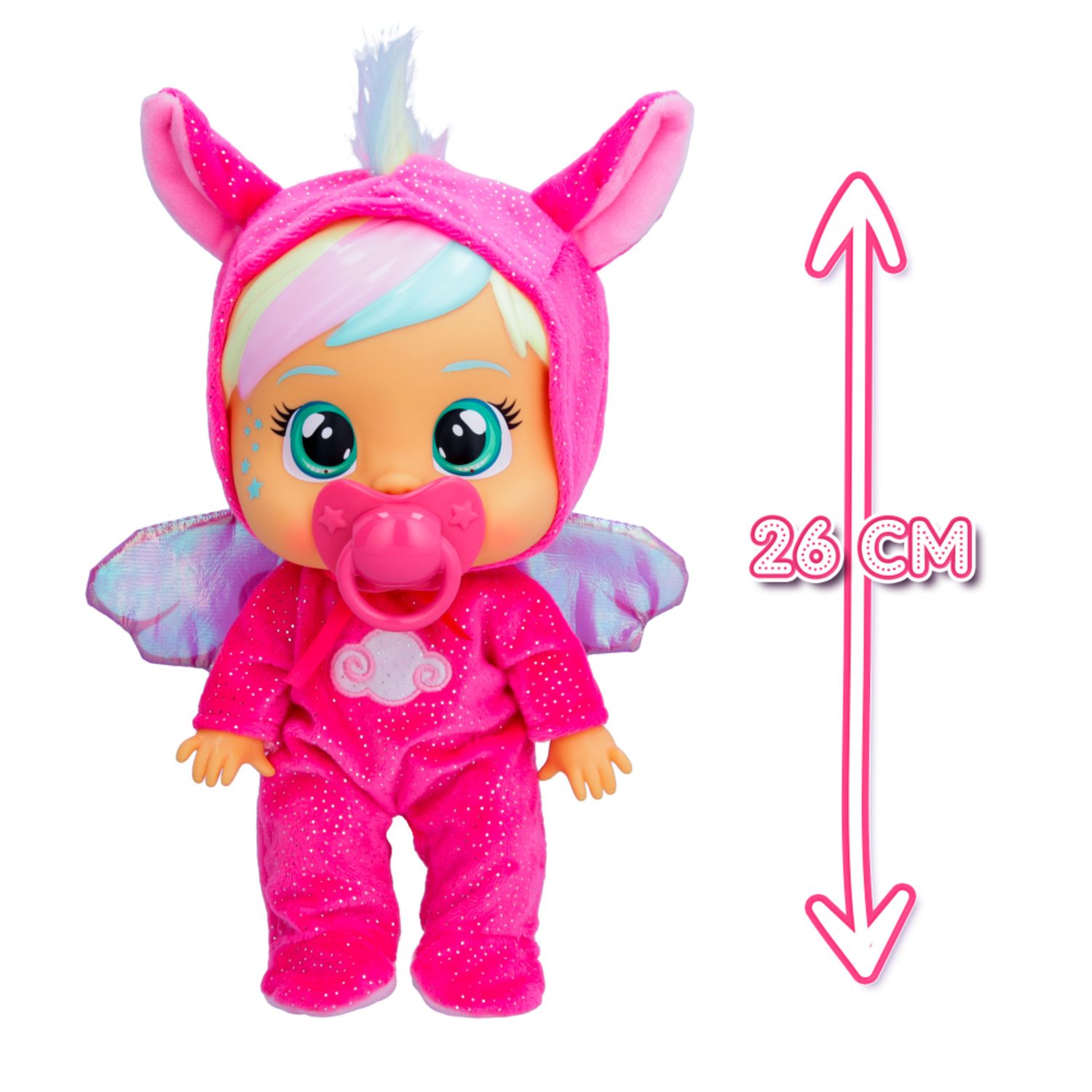 Cry babies loving care dreamy, jenna e hannah, bambola singola assortita con 3 accessori ciascuna, piangono lacrime vere - CRY BABIES