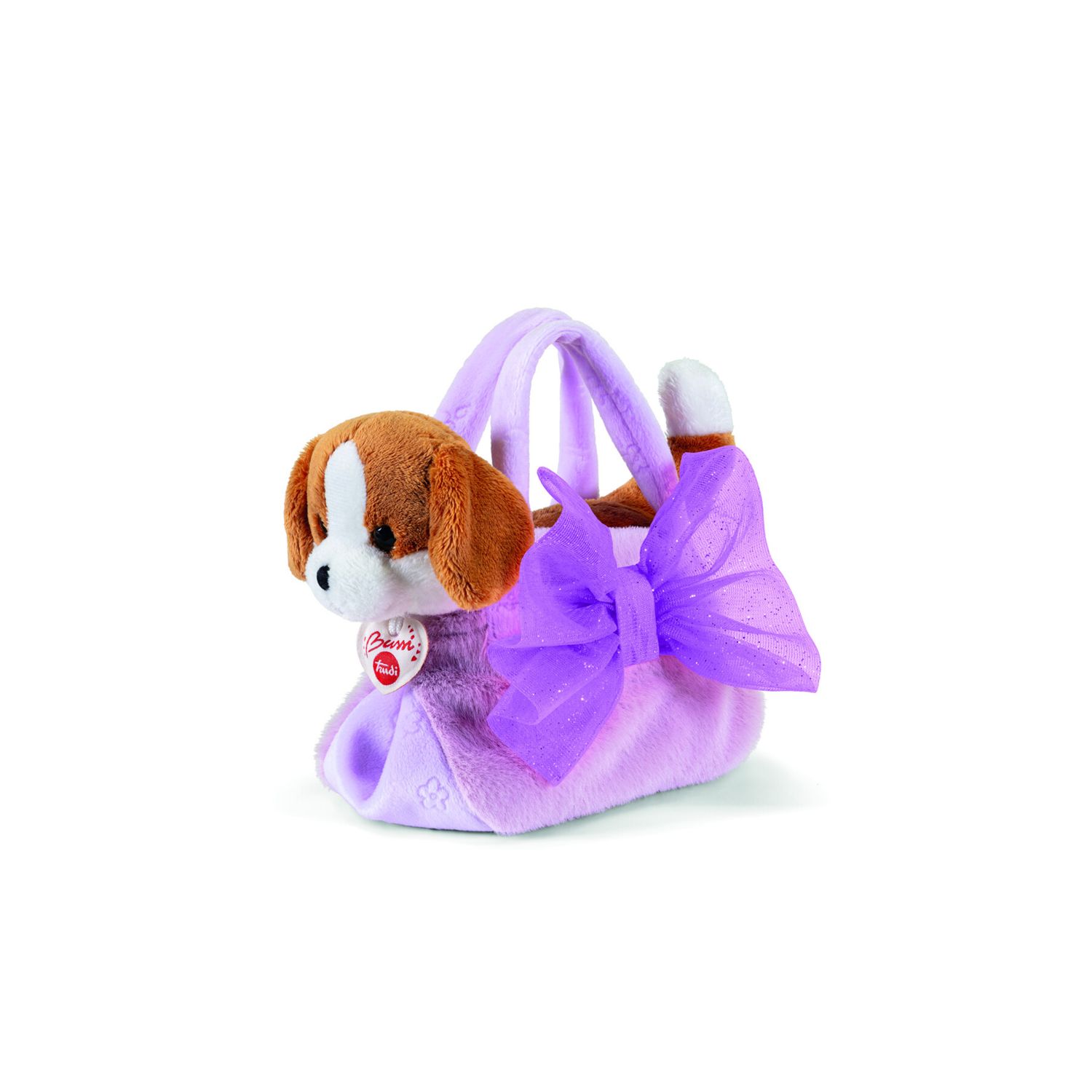 Peluche cane in borsa con fiocco - Trudi