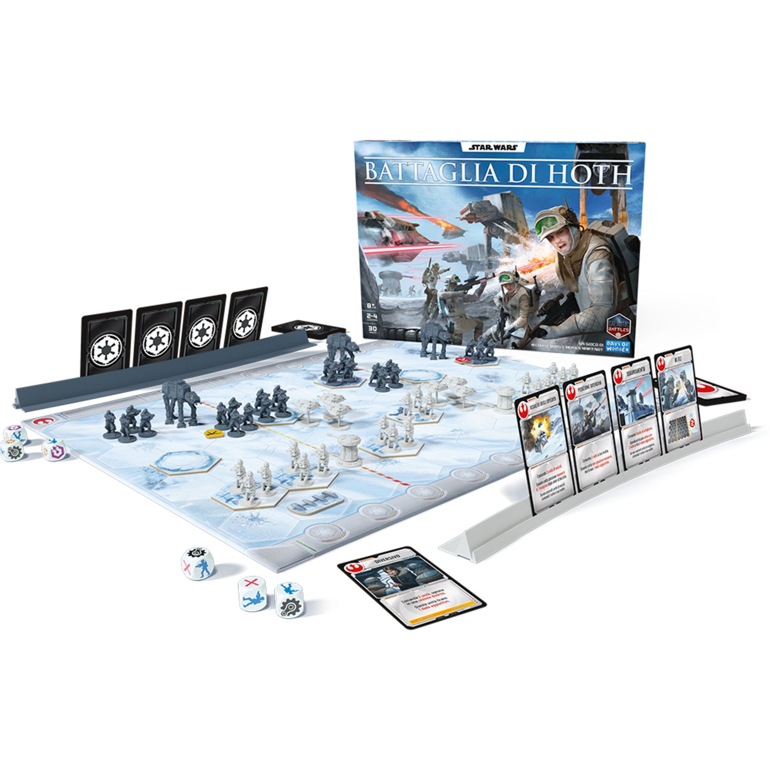 Star wars battaglia di hoth gioco da tavolo – asmodee - ASMODEE, Star Wars