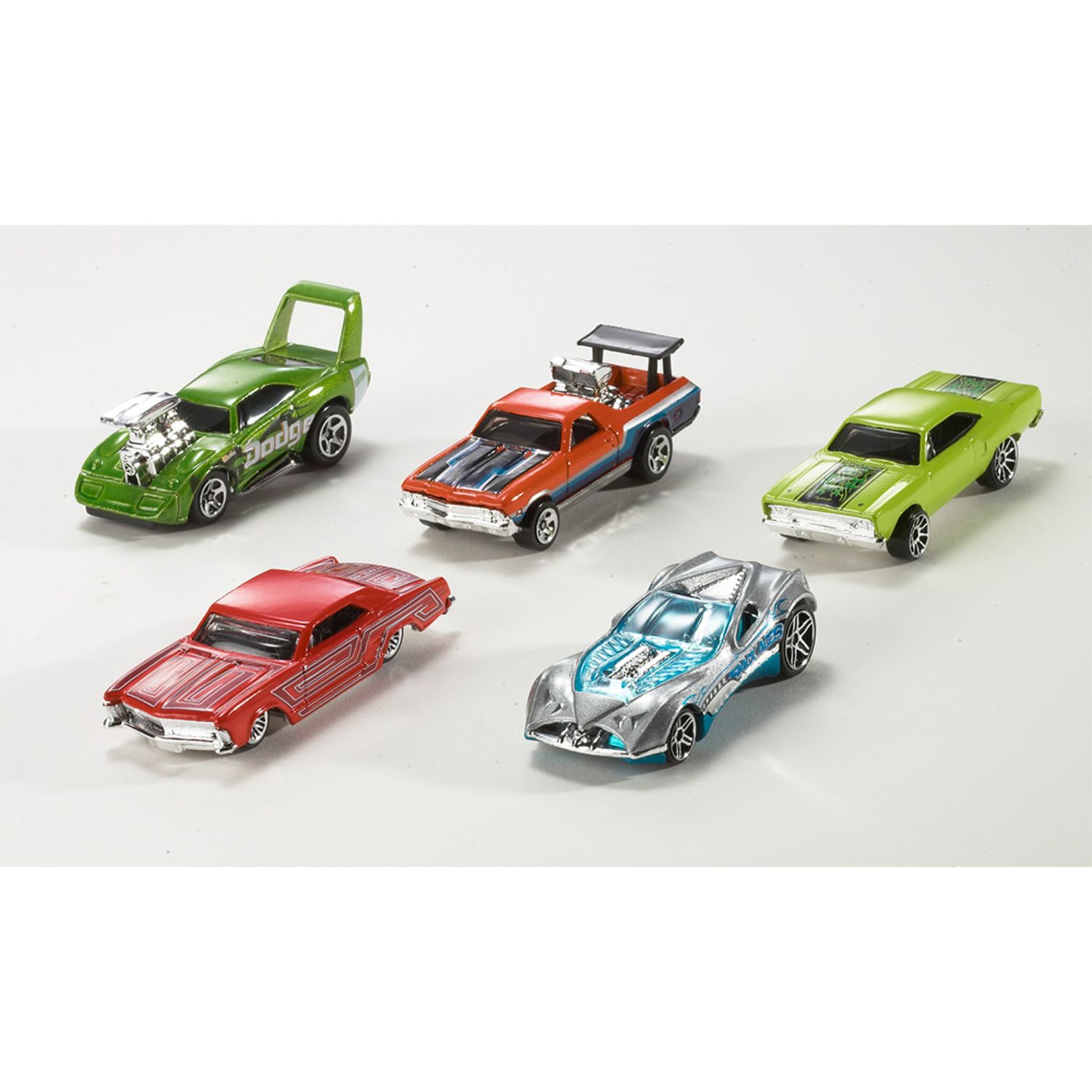 Hot wheels- confezione da 10 macchinine in scala 1:64, veicoli assortiti con decorazioni mozzafiato, 3+anni - Hot Wheels