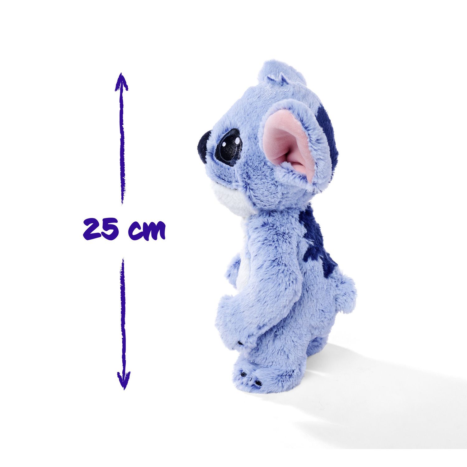 Peluche stitch disney live action 25 cm – morbido e originale, +0 mesi - Disney Stitch