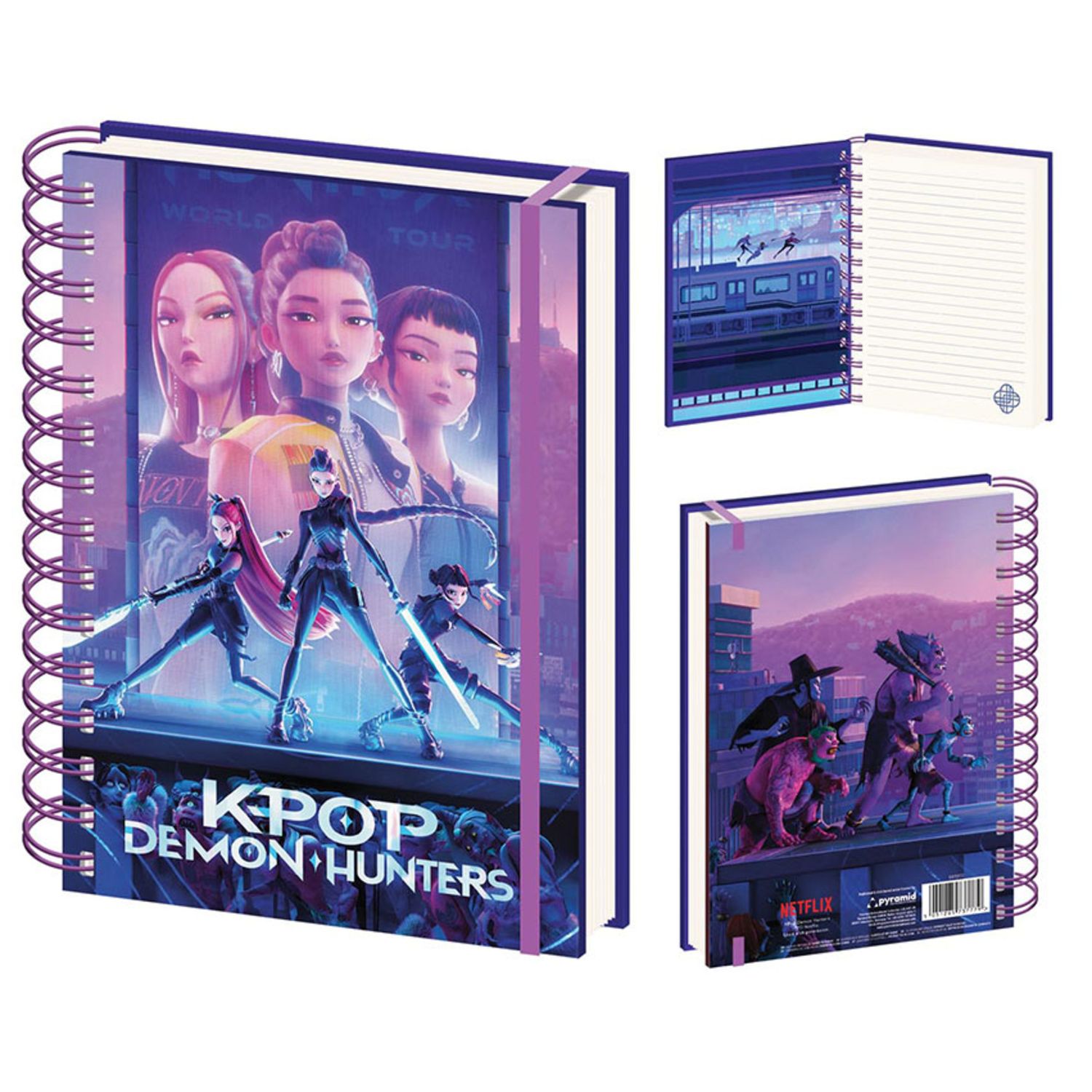 Agenda a5 kpop demon hunters – planner originale per fan, edizione 2025 - K-POP DEMON HUNTERS