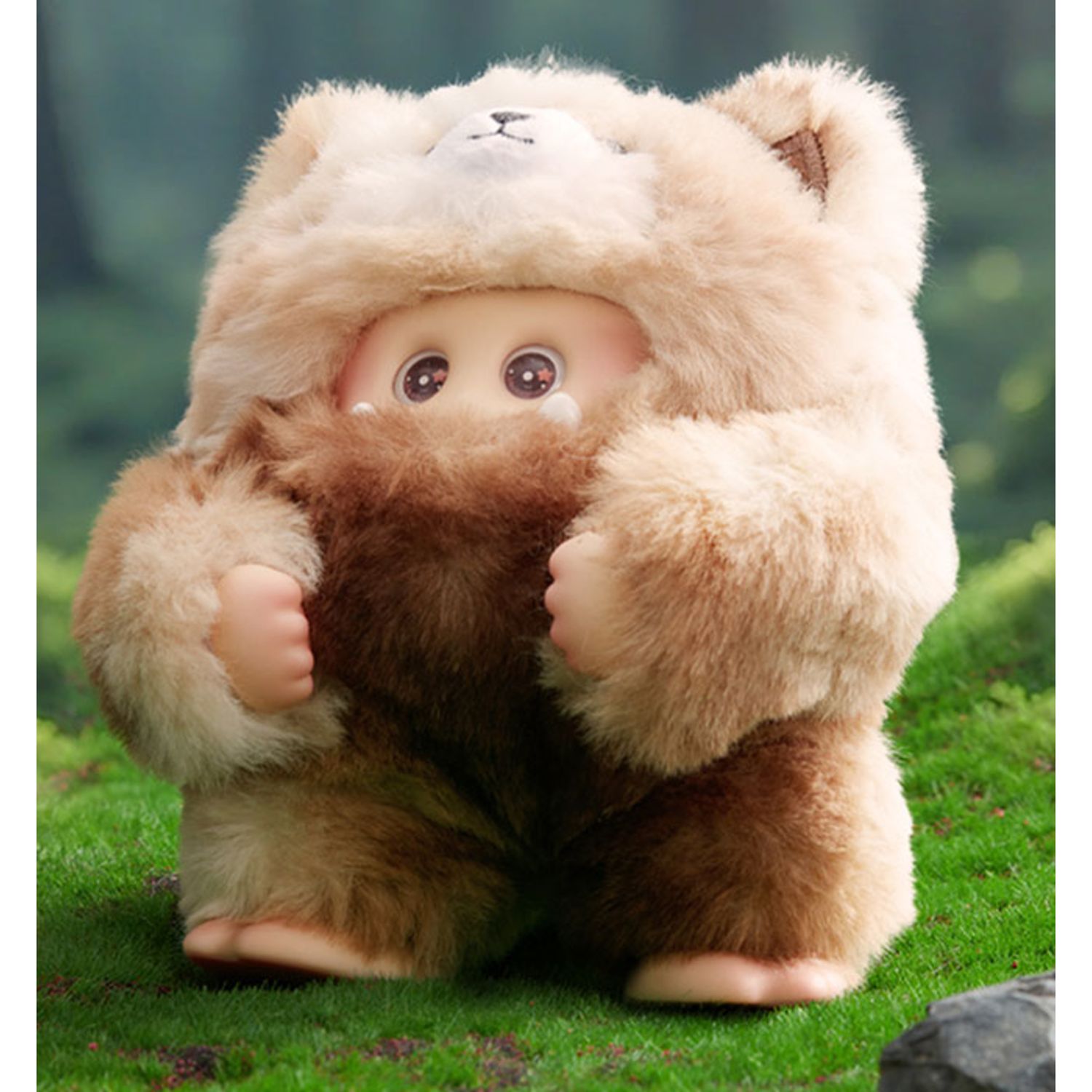 Giggle monster furry forest series 2 – peluche portachiavi 14cm assortiti - 