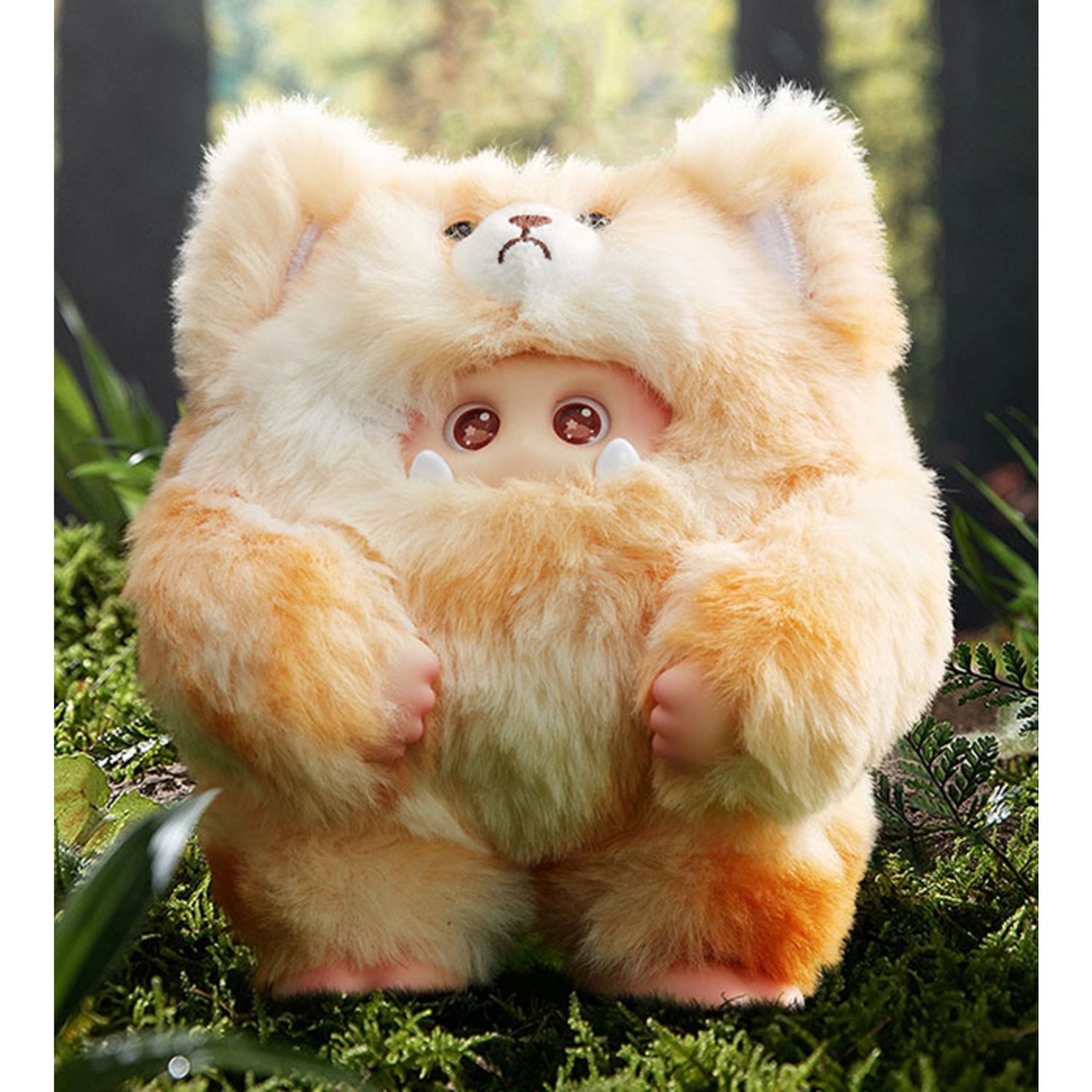 Giggle monster furry forest series 2 – peluche portachiavi 14cm assortiti - 