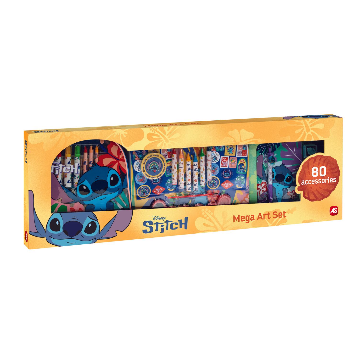Set creativo mega art set 80 pezzi stitch disney - Disney Stitch
