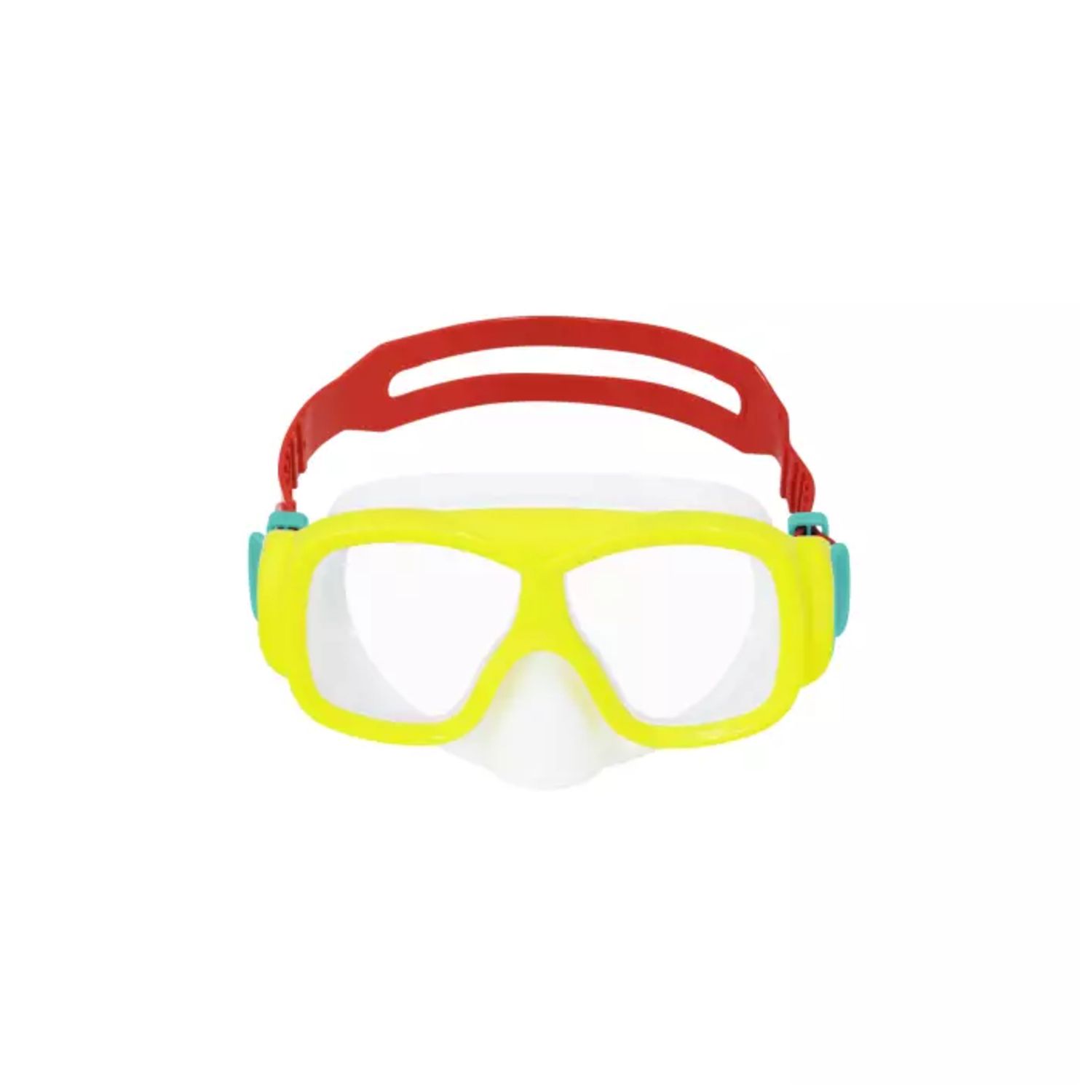 Maschera aquanaut, 7-14 anni, 3 colori assortiti,  in silicone con lenti in policarbonato protezione uv - Bestway