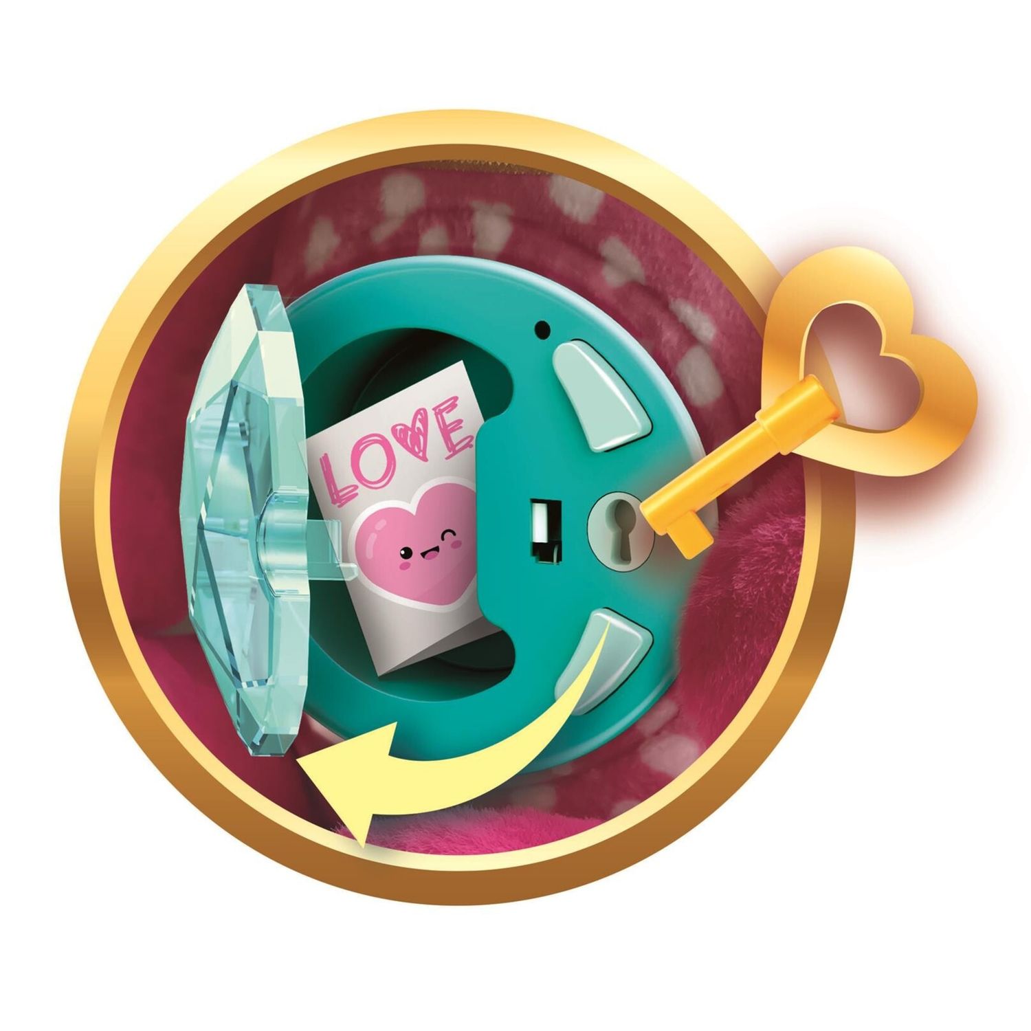 Clementoni bff - emy la mia amica dei segreti, dolce peluche interattivo per custodire segreti - CLEMENTONI