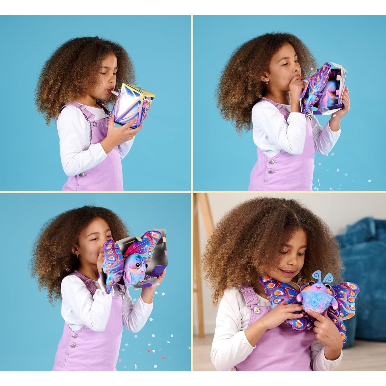 Simba fluffyfly – peluche magico 12 cm con ali 30 cm, assortita in 4 modelli - FLUFFY FLY