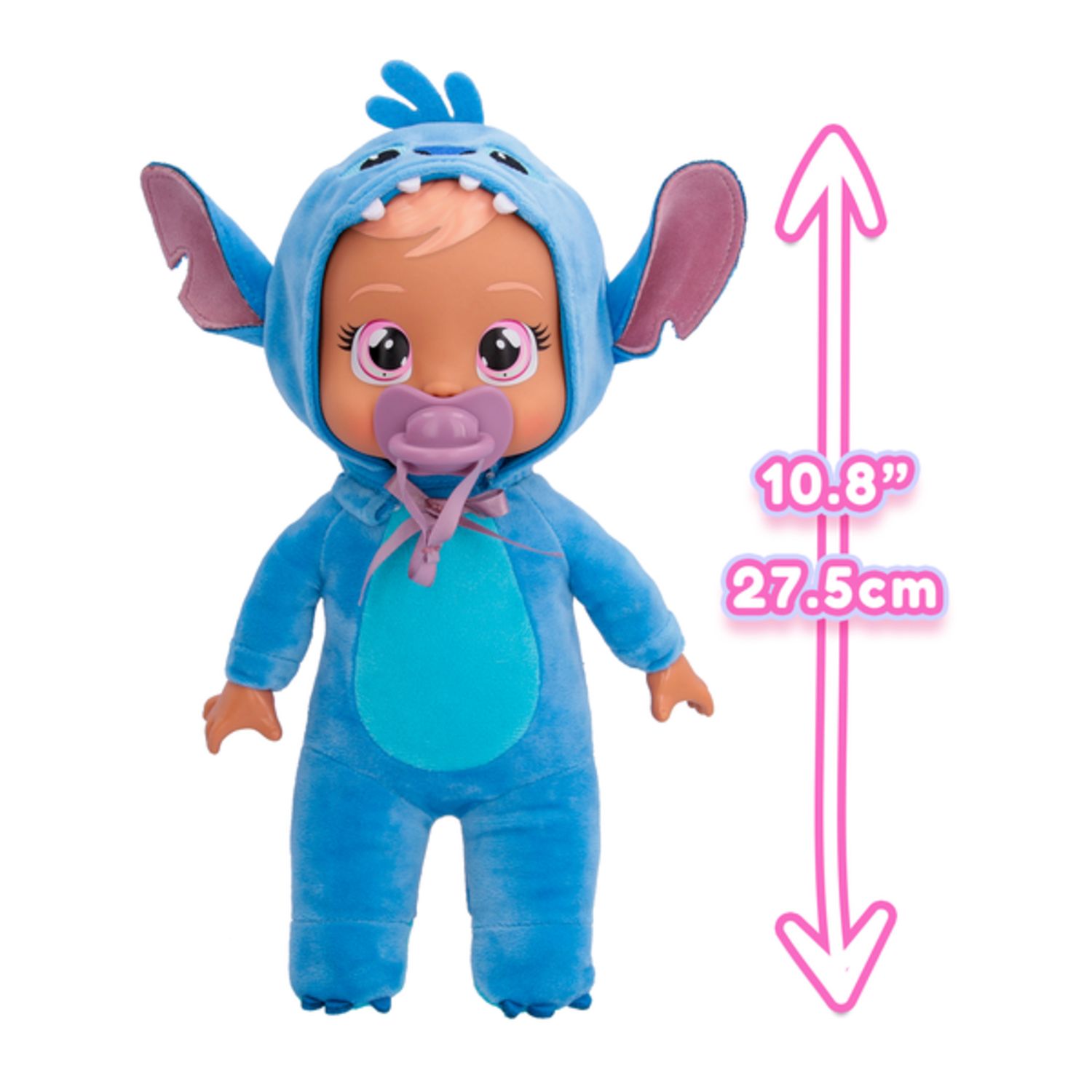 Cry babies tiny cuddles disney w2 - bambole peluche disney da collezionare, 6 diversi personaggi - assortita - CRY BABIES