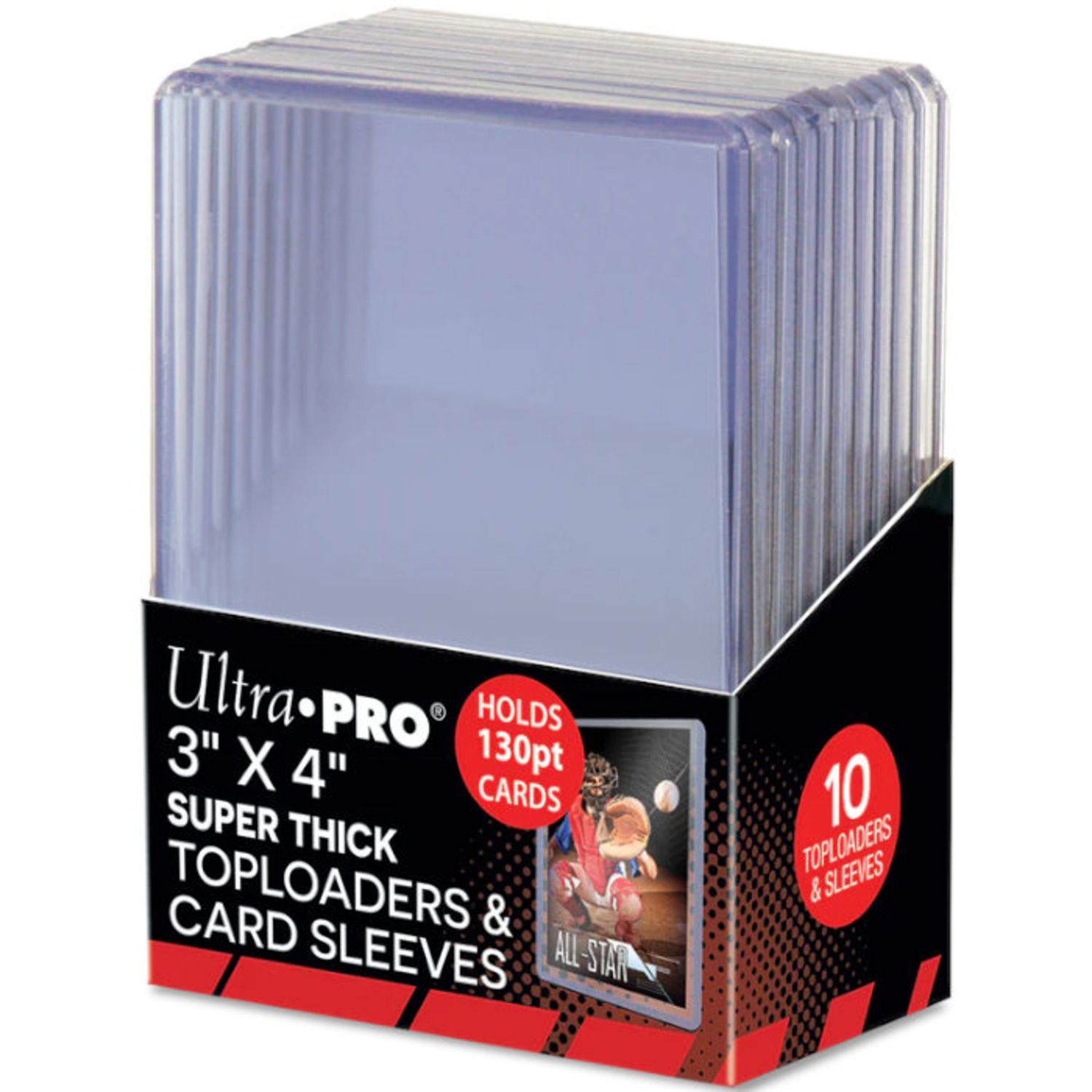 Ultra pro set toploader super thick + bustine morbide 10pz - DB LINE
