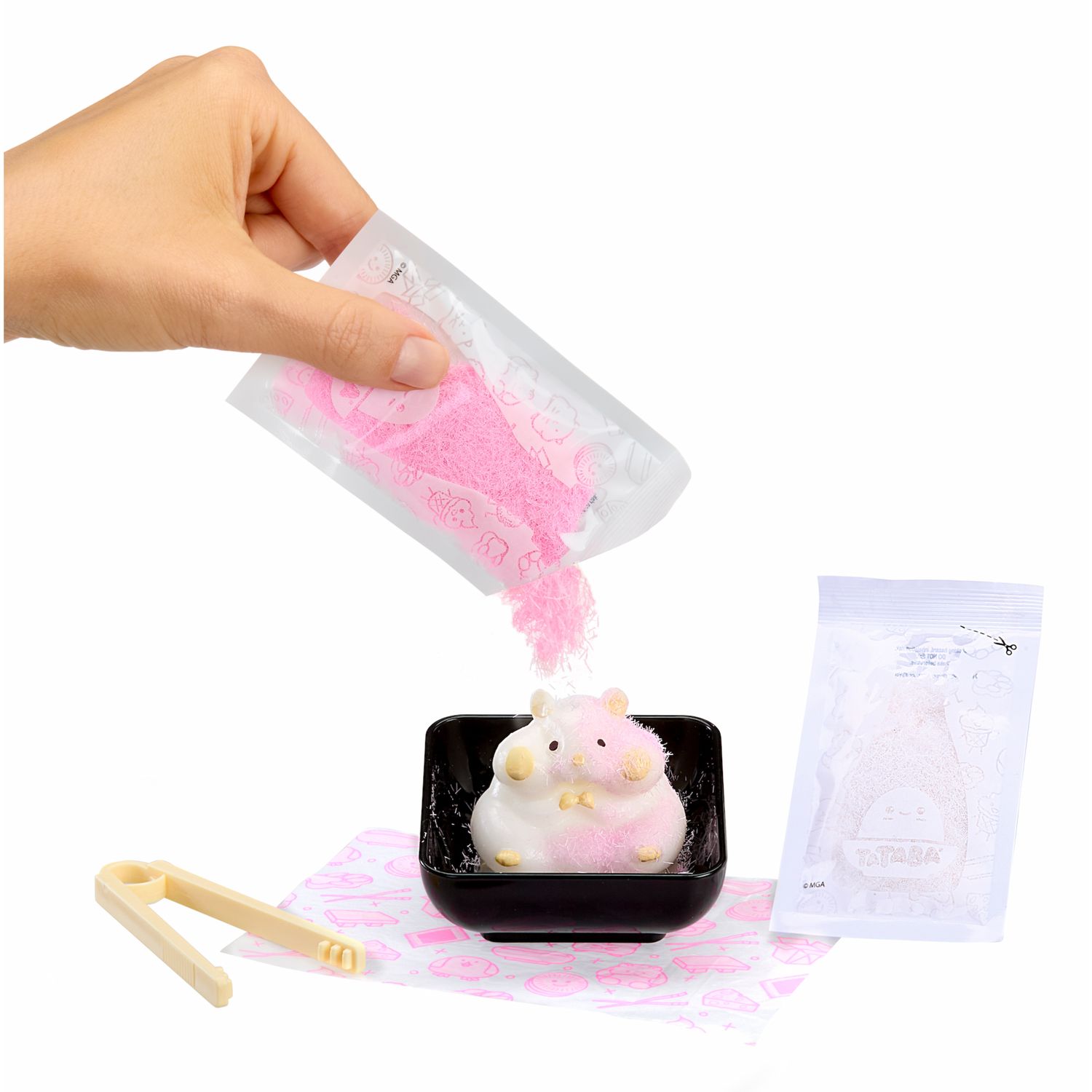 Bustina sorpresa squishy flockati con personaggio e accessori assortito – tataba - NO BRAND