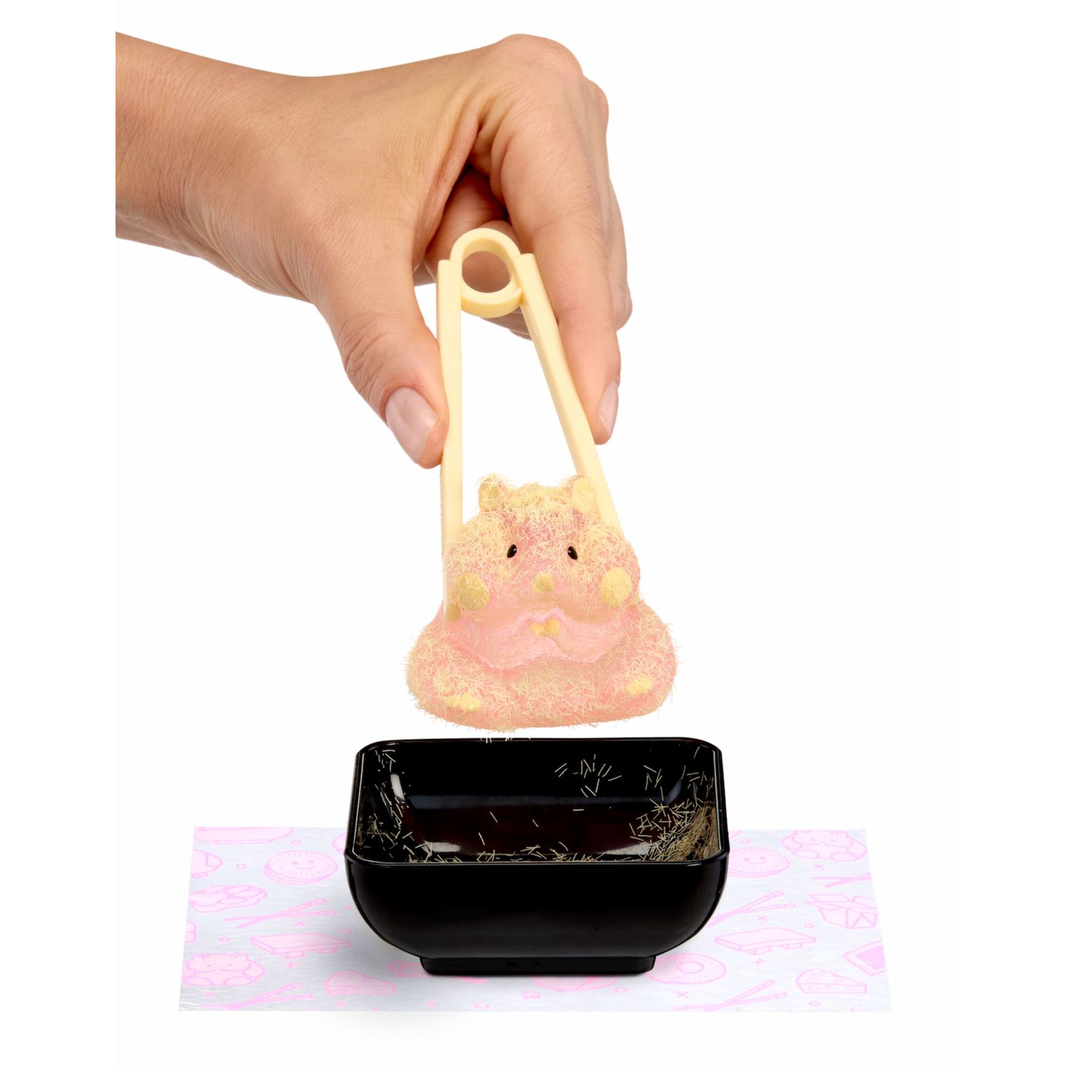 Bustina sorpresa squishy flockati con personaggio e accessori assortito – tataba - NO BRAND