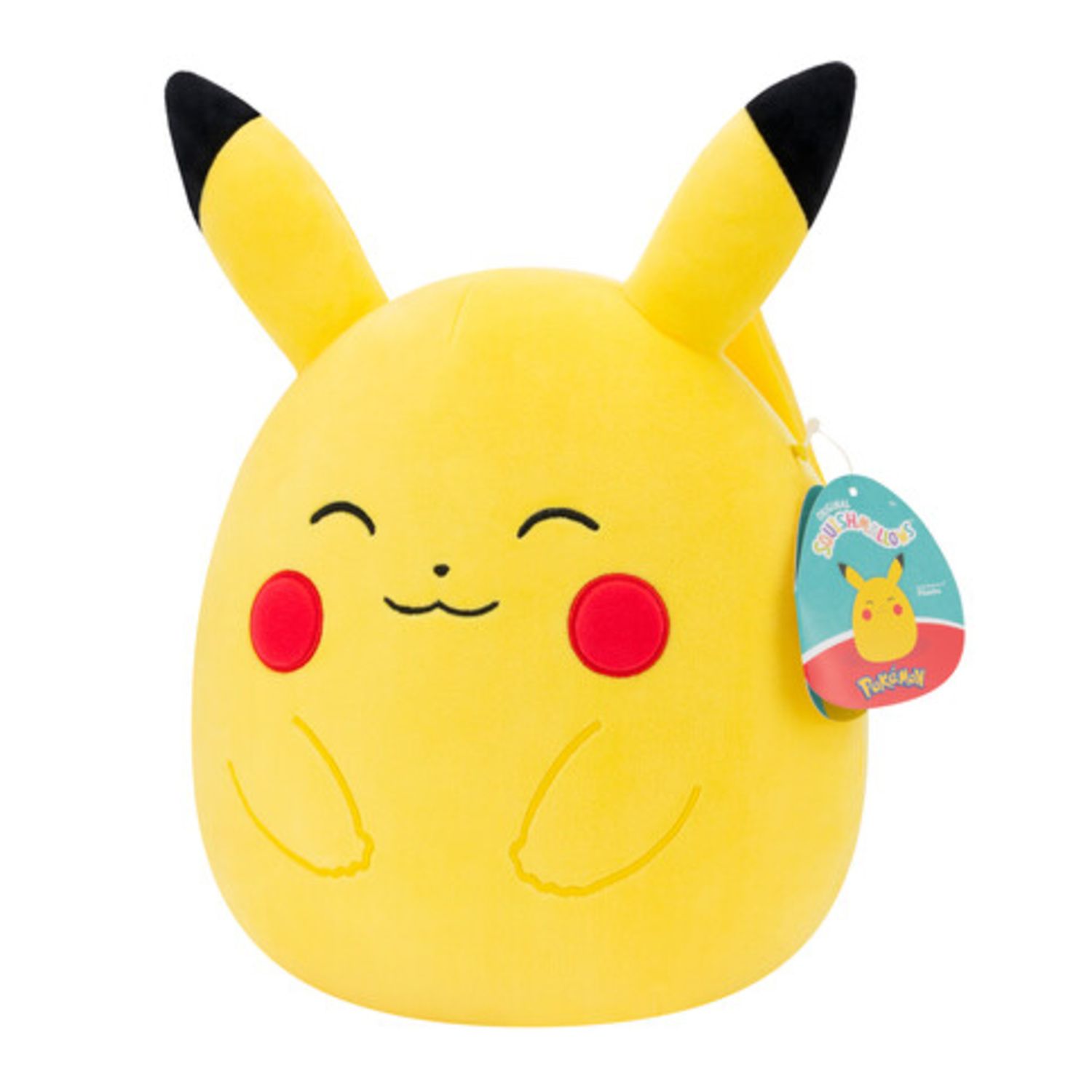Peluche pikachu 30 cm – pokémon squishmallows - POKEMON