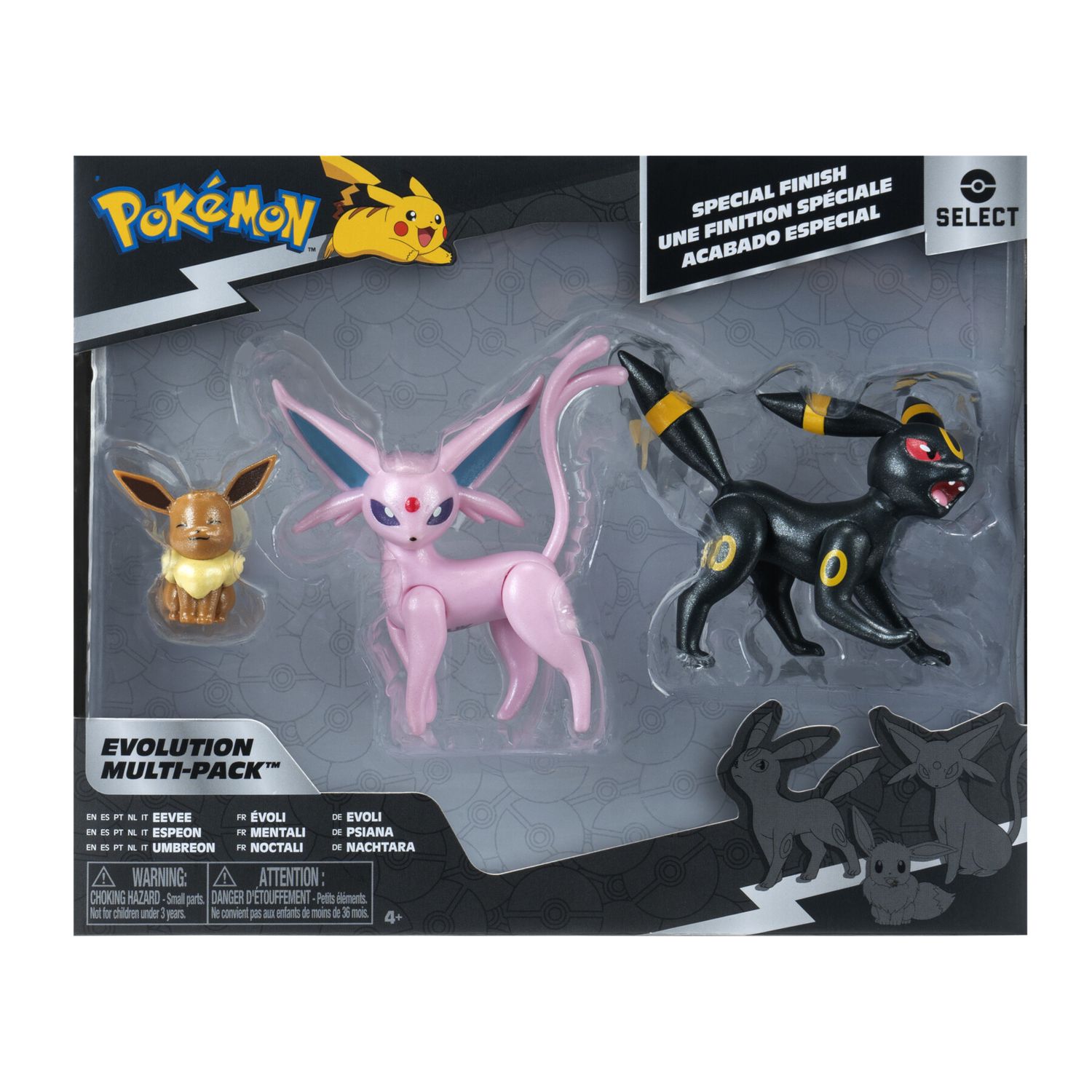 Pokémon select evolution multipack eevee 3 personaggi - POKEMON