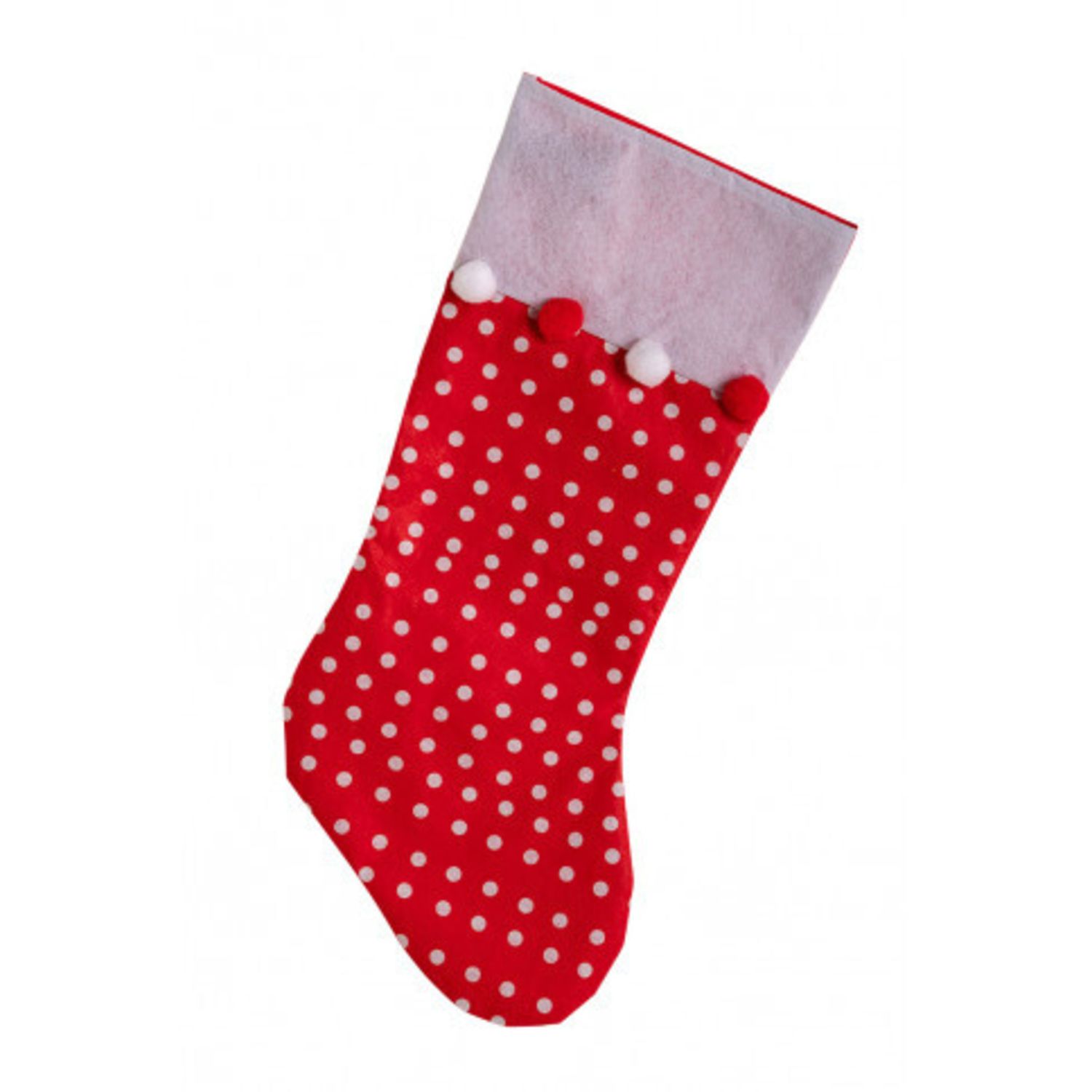 Calza di natale in feltro 60 cm assortita - CARNIVAL TOYS