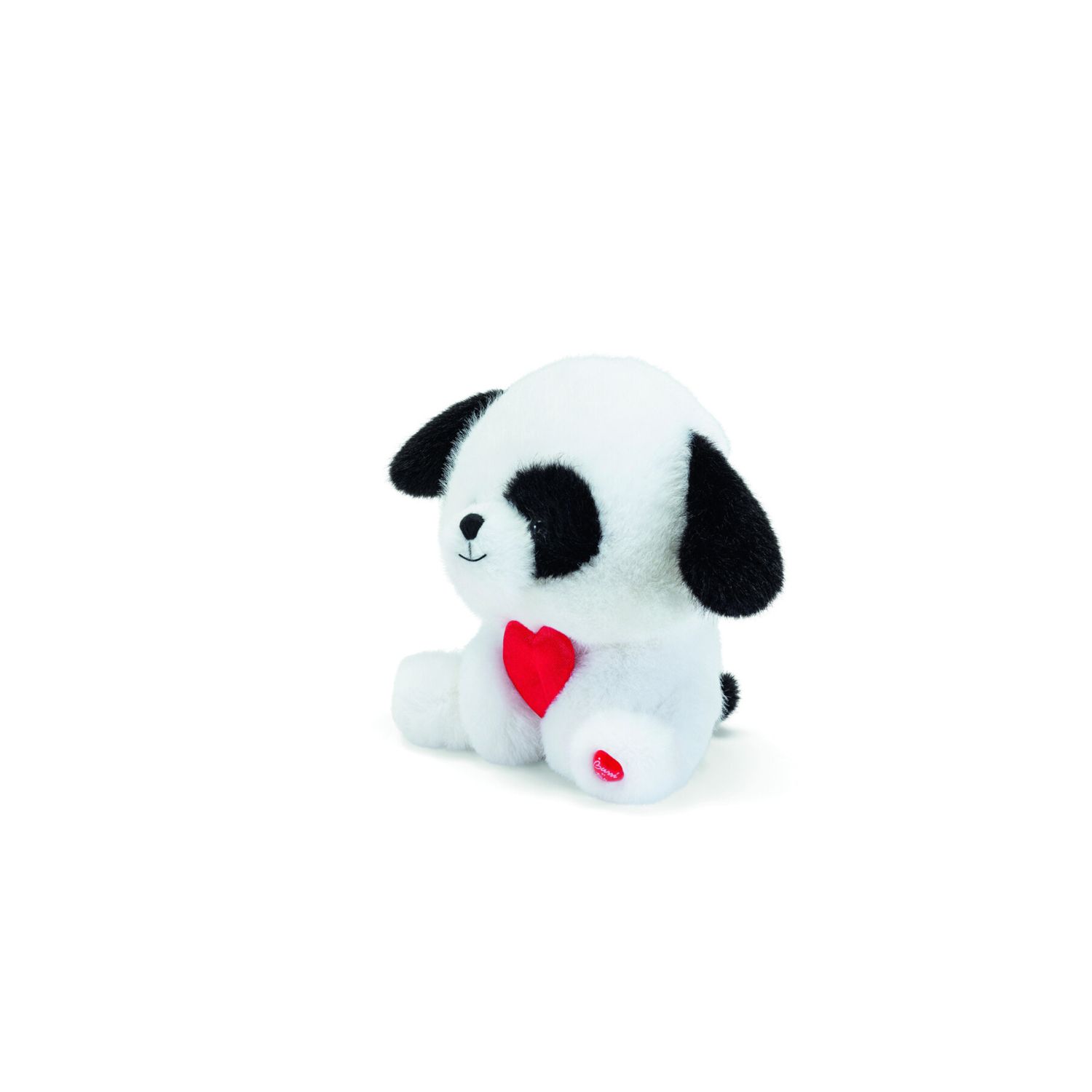 Peluche cane con cuore rosso - Trudi
