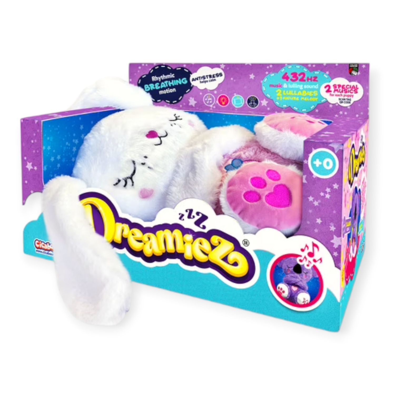 Peluche per la nanna coniglio dormiente musicale – dreamiez - AMI PLUSH