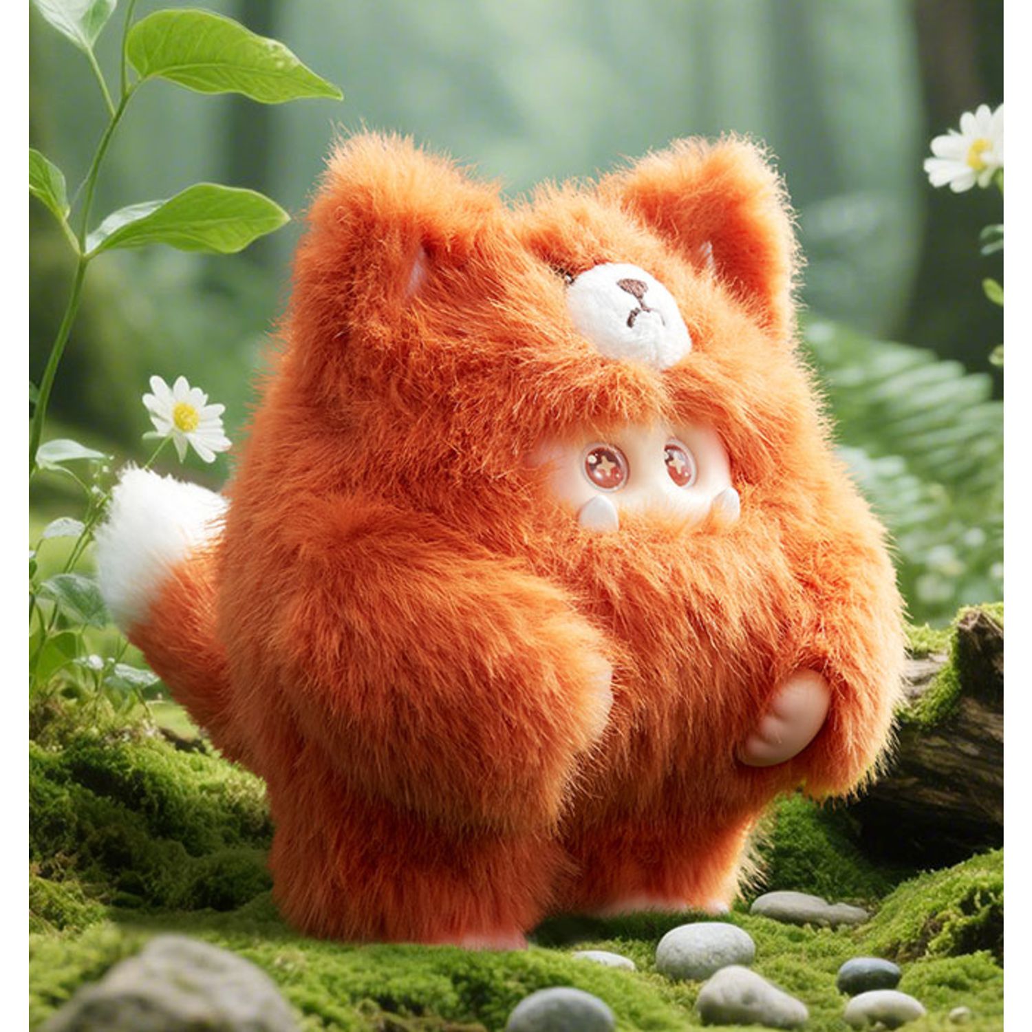 Giggle monster furry forest series 2 – peluche portachiavi 14cm assortiti - 