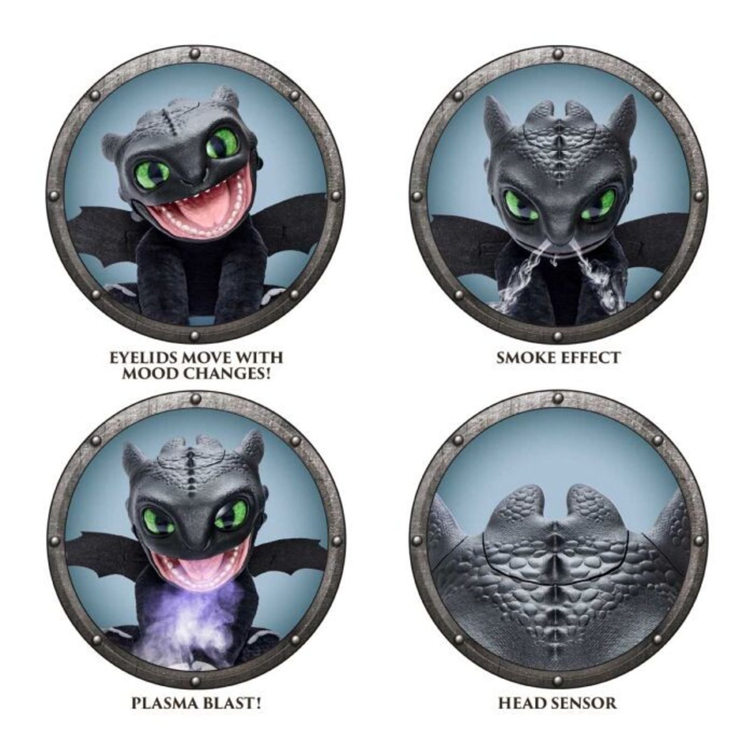 Dragon trainer - sdentato - peluche interattivo - DRAGON BALL