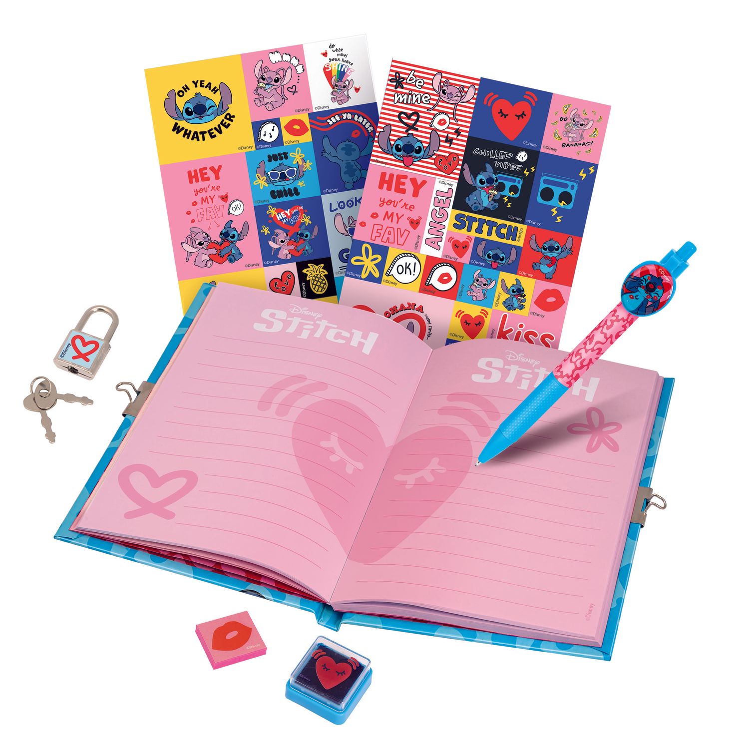 Set creativo mega art set 80 pezzi stitch disney - Disney Stitch